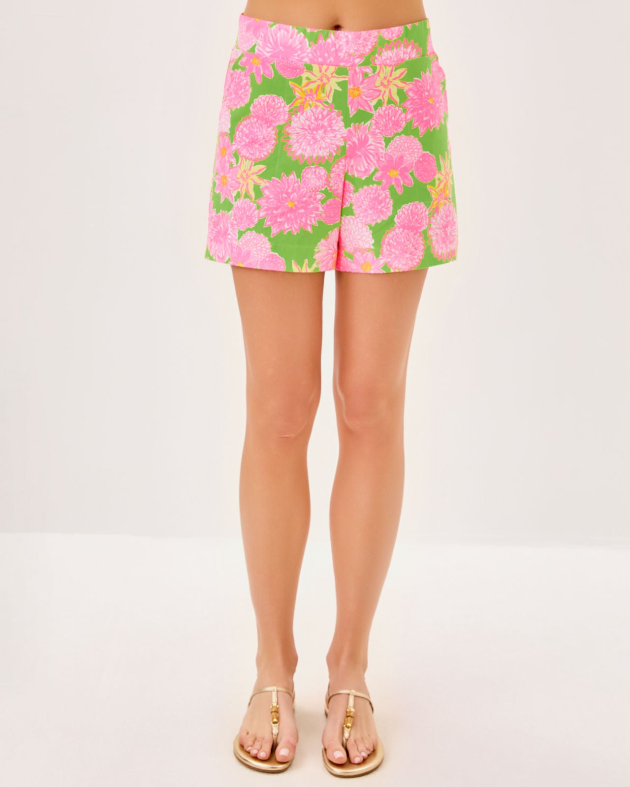 Alista Stretch Short In Multi Seaside Garden