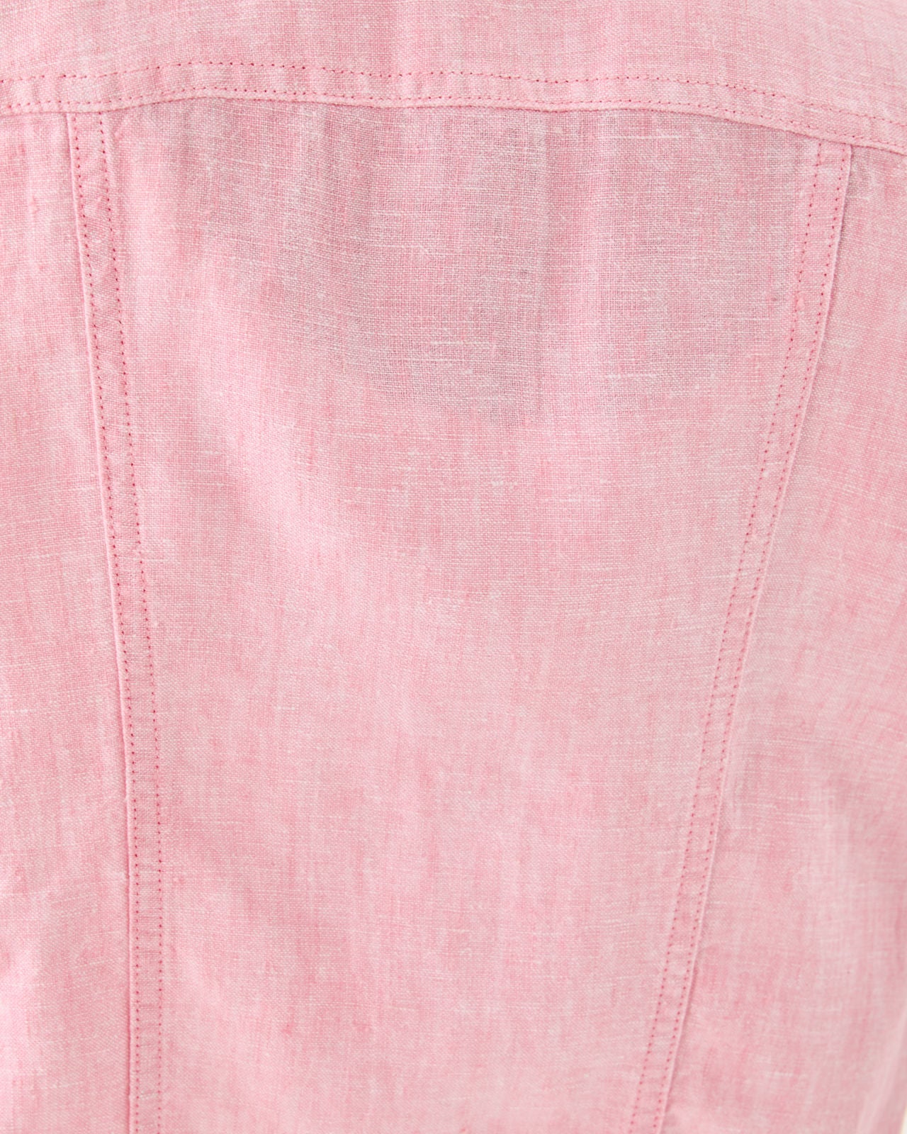 Seaspray Linen Jacket In Conch Shell Pink X Resort White