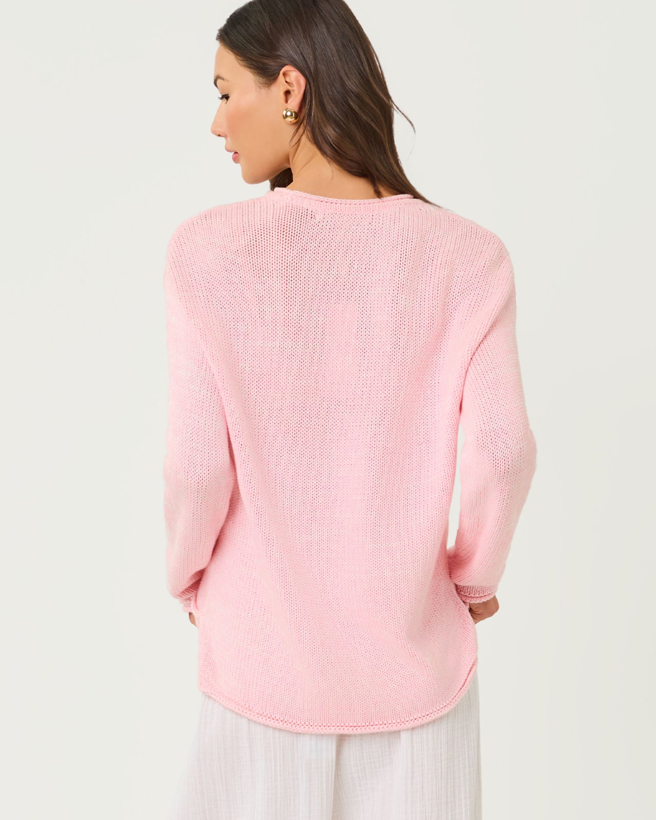 Lotan Sweater In Pink Muse