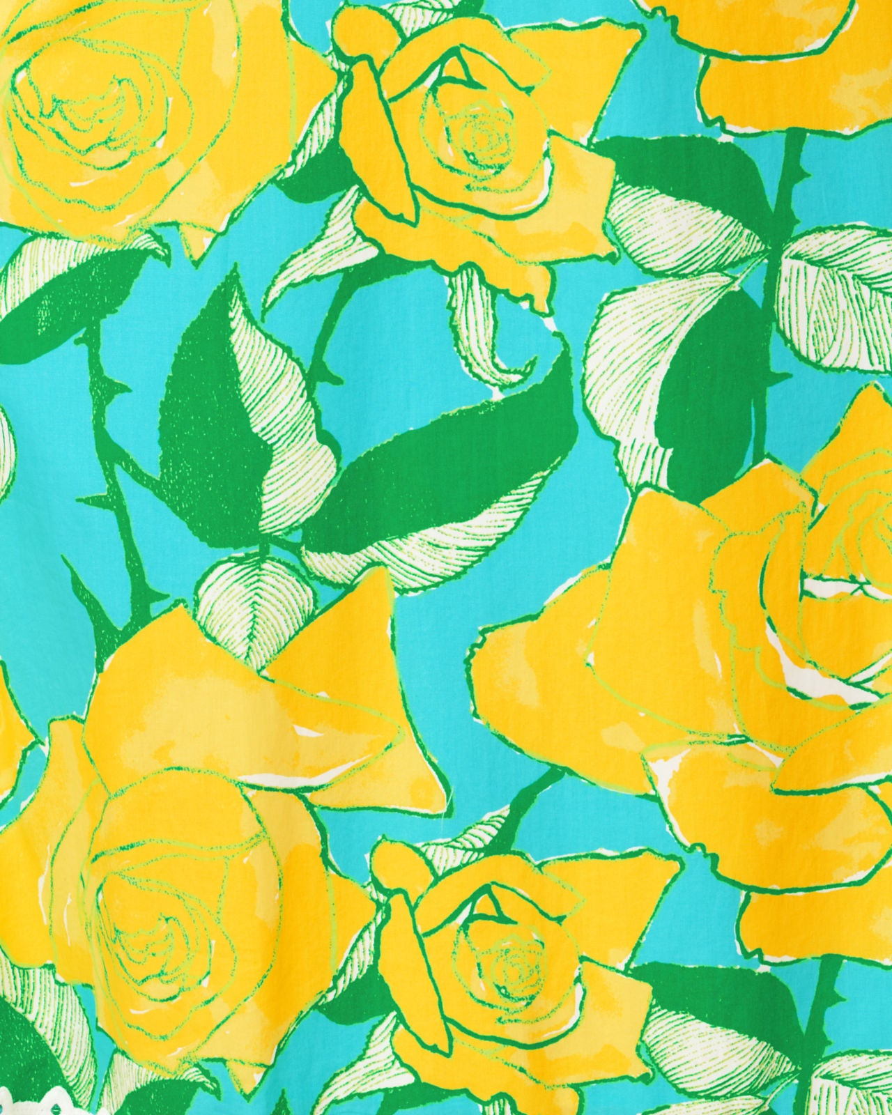 Haliey Midi Dress In Blue Curacao Rose Bud