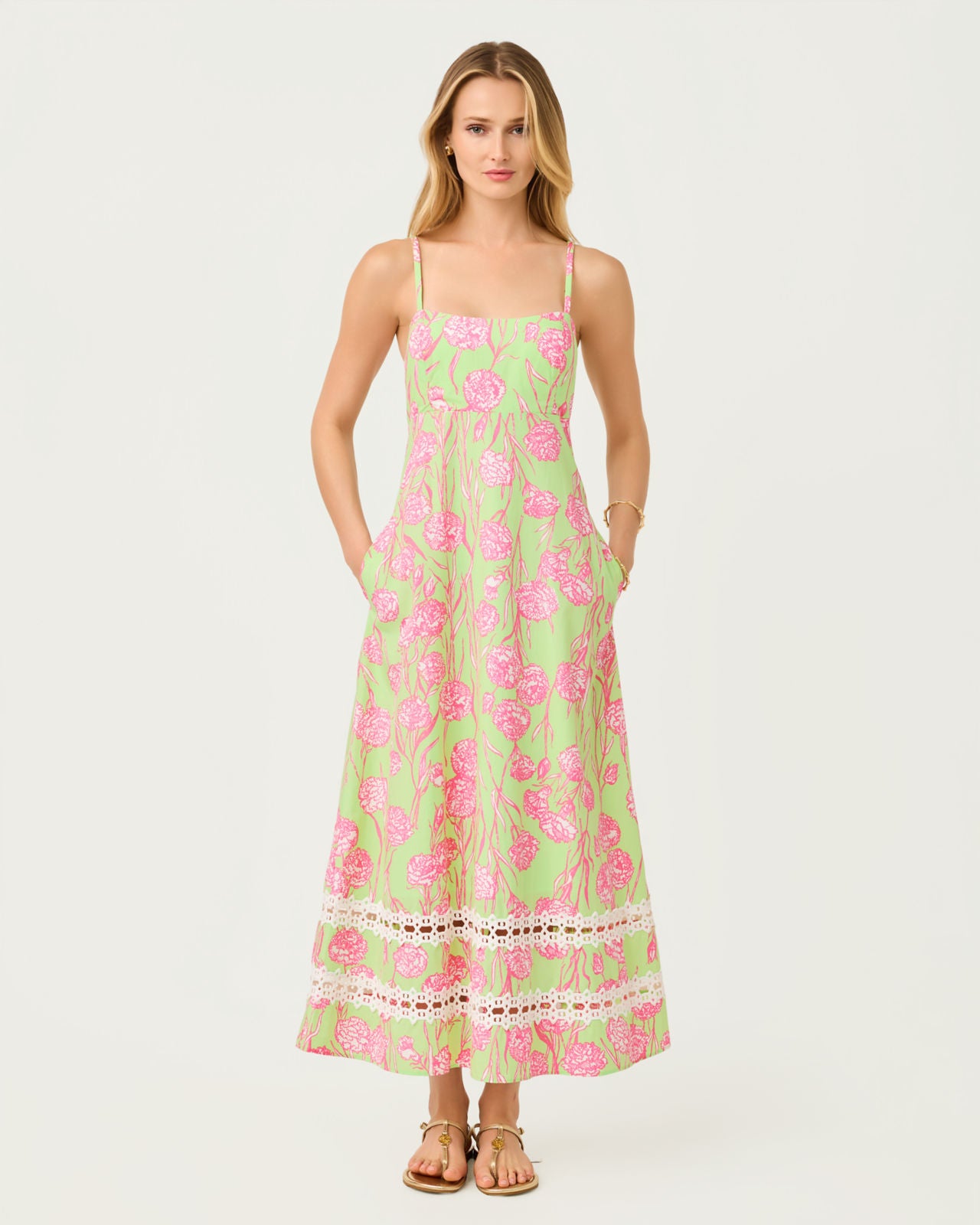 Haliey Midi Dress in Alina