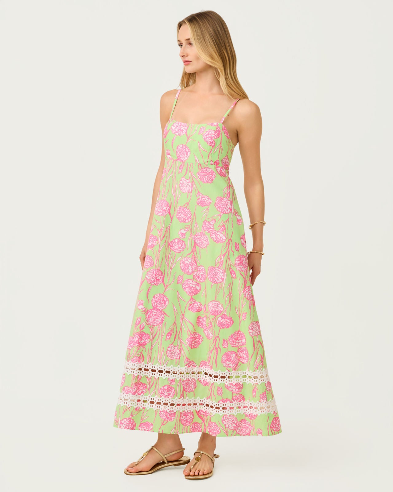 Haliey Midi Dress in Alina