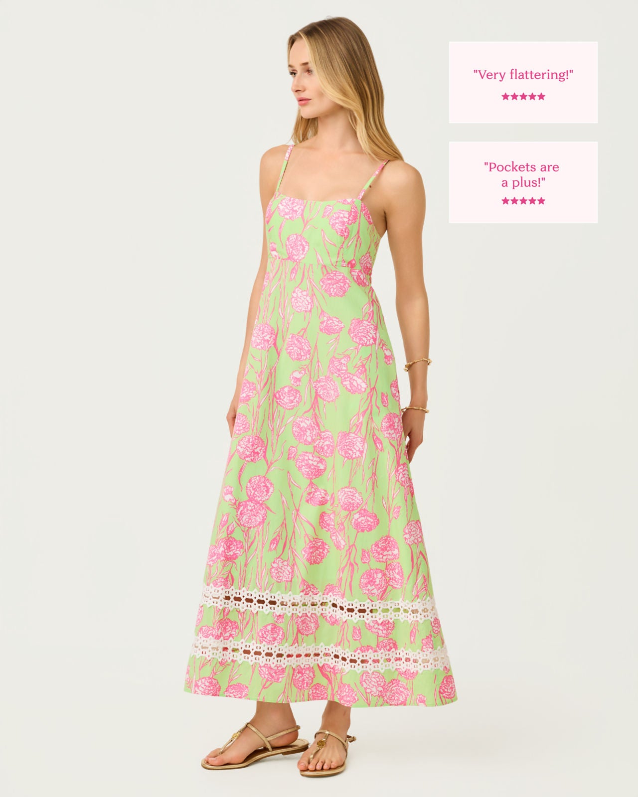 Haliey Midi Dress in Alina
