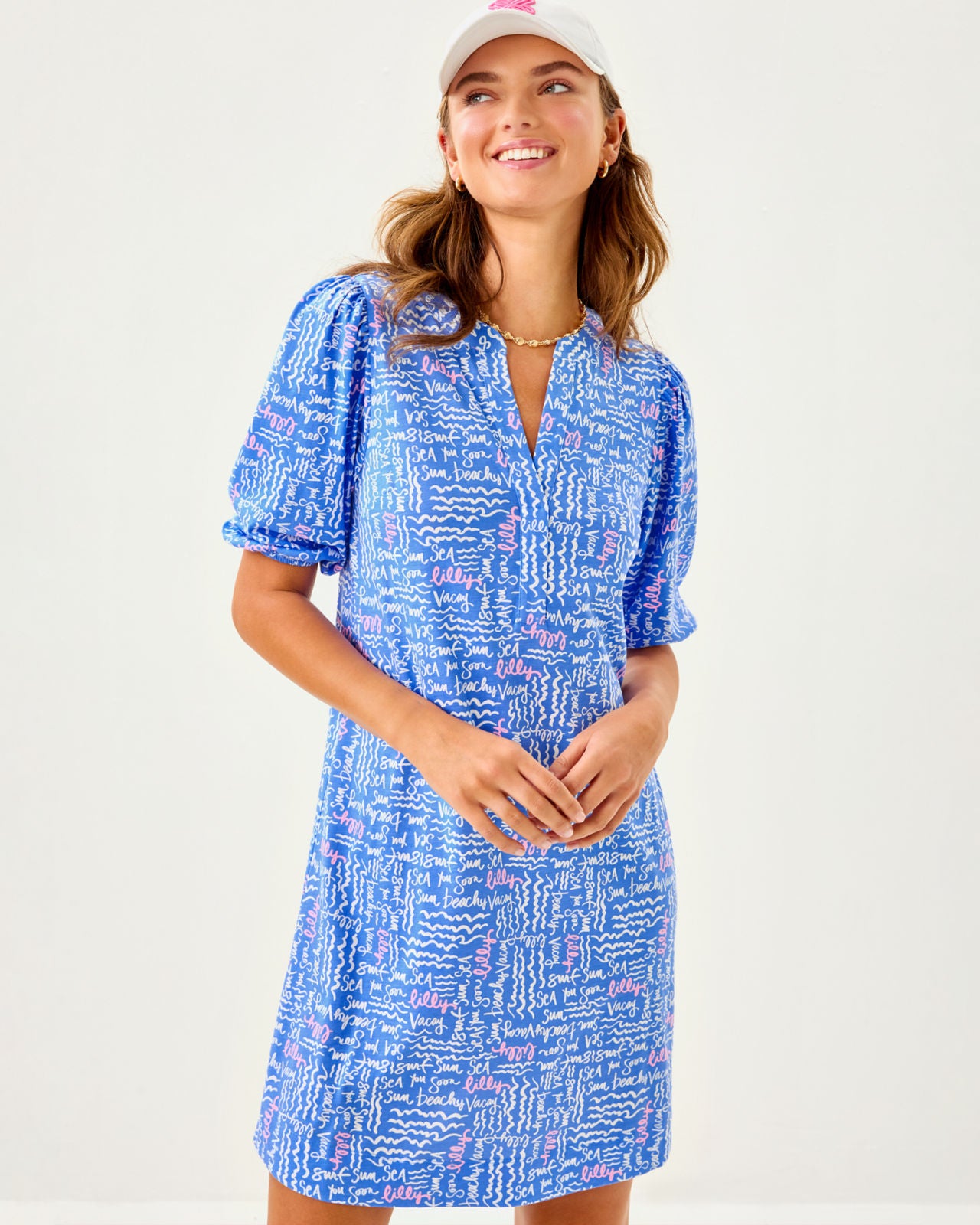 Colson Dress In Sunwashed Blue Seacrets