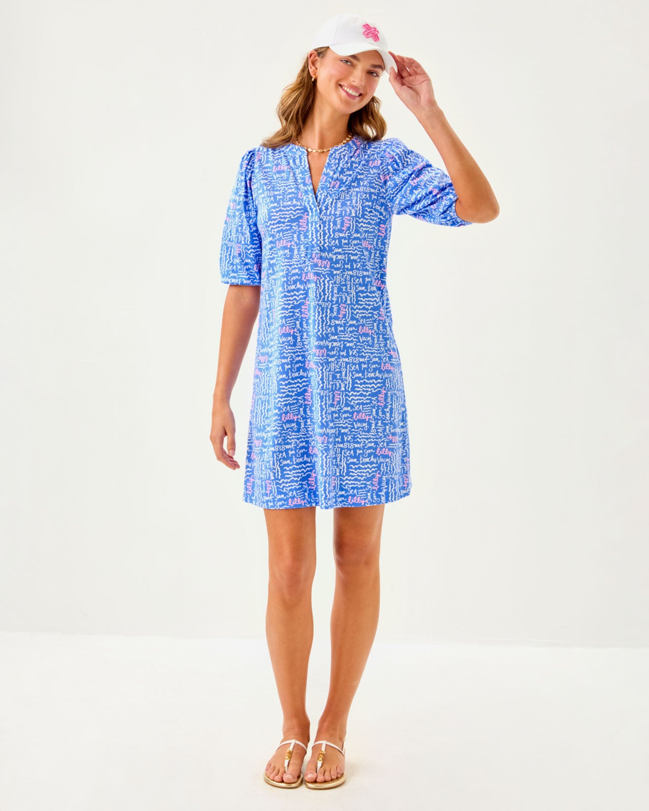 Colson Dress In Sunwashed Blue Seacrets