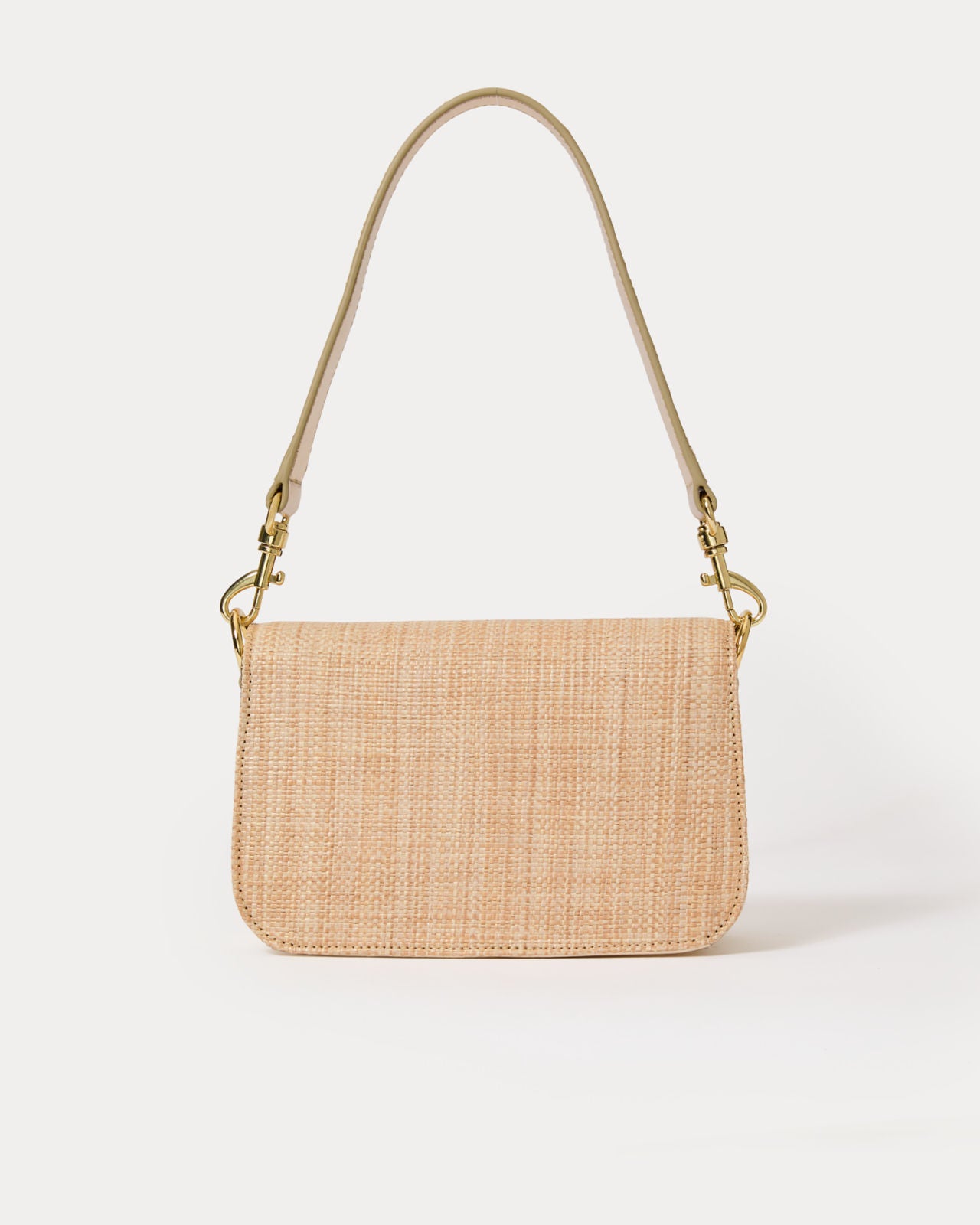 Paley Straw Shoulder Bag In Natural