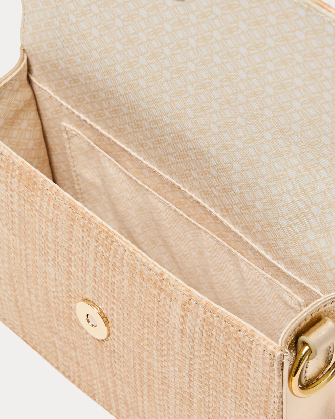 Paley Straw Shoulder Bag In Natural