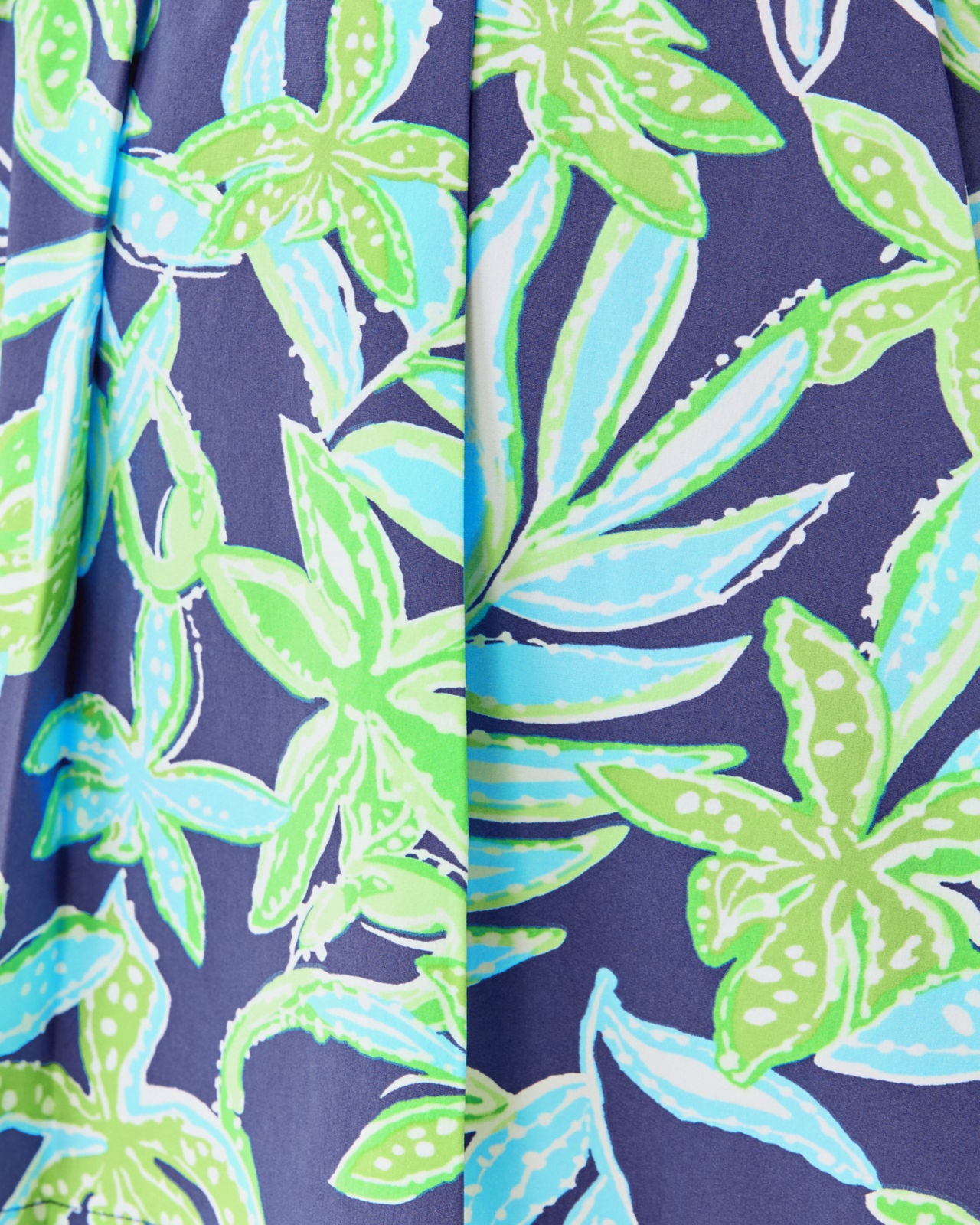Cosmina High Rise Skort In Sapphire Pool Tropical Tango