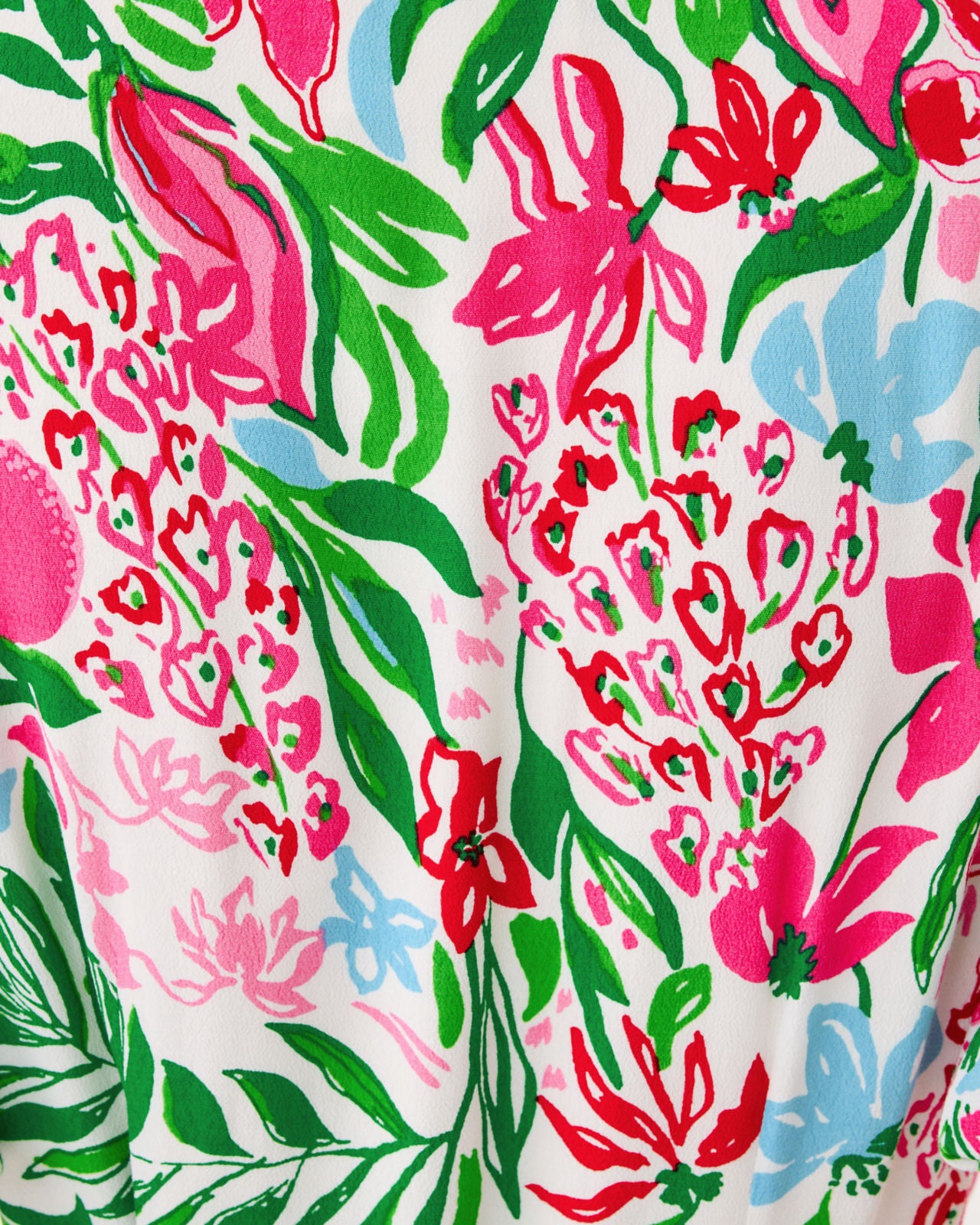 Larkyn Midi Shirtdress In Multi Glowing Gardens