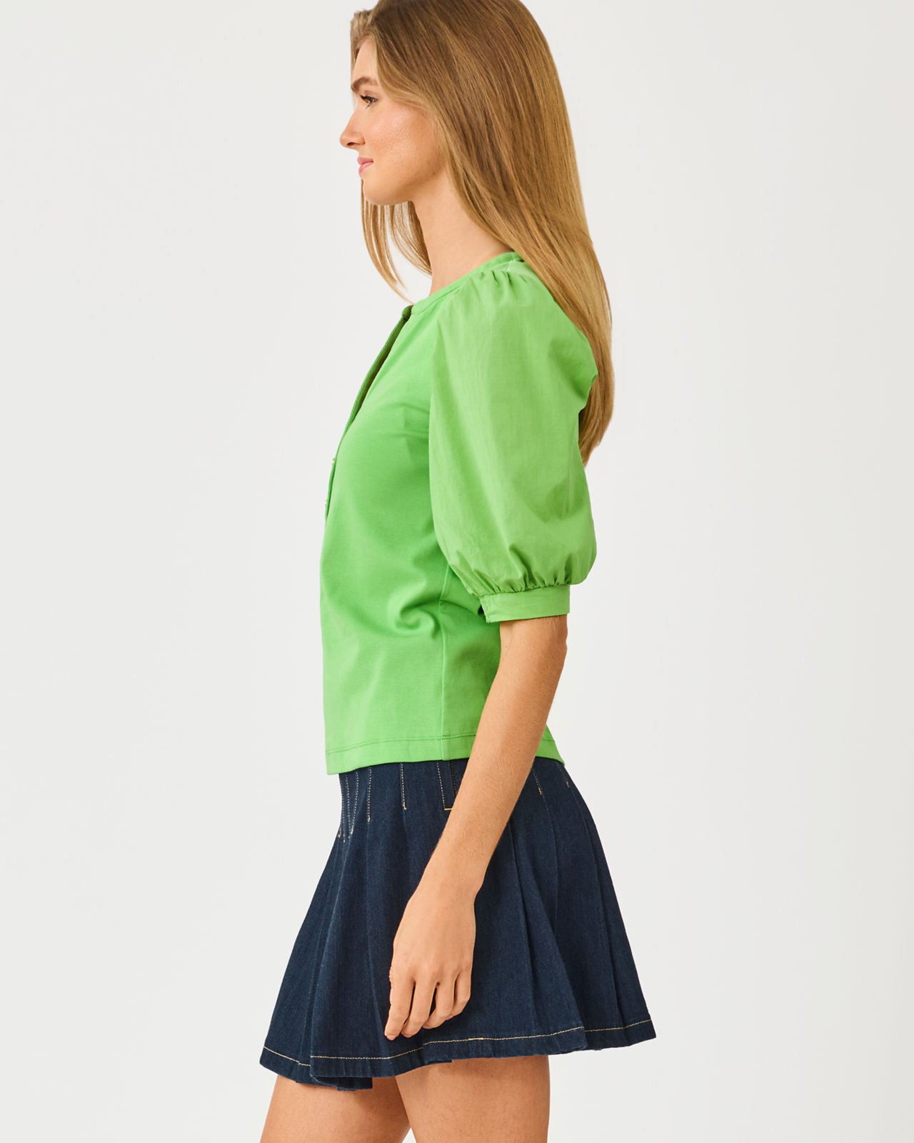 Ronson Knit Top In Chateau Green