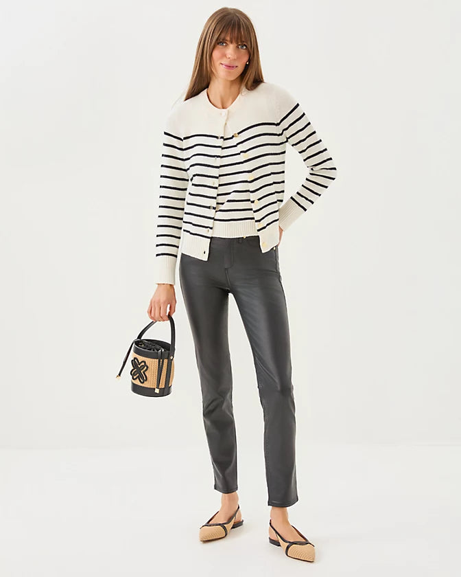 Fairley Stripe Sweater Set In Coconut Irisistable Stripe