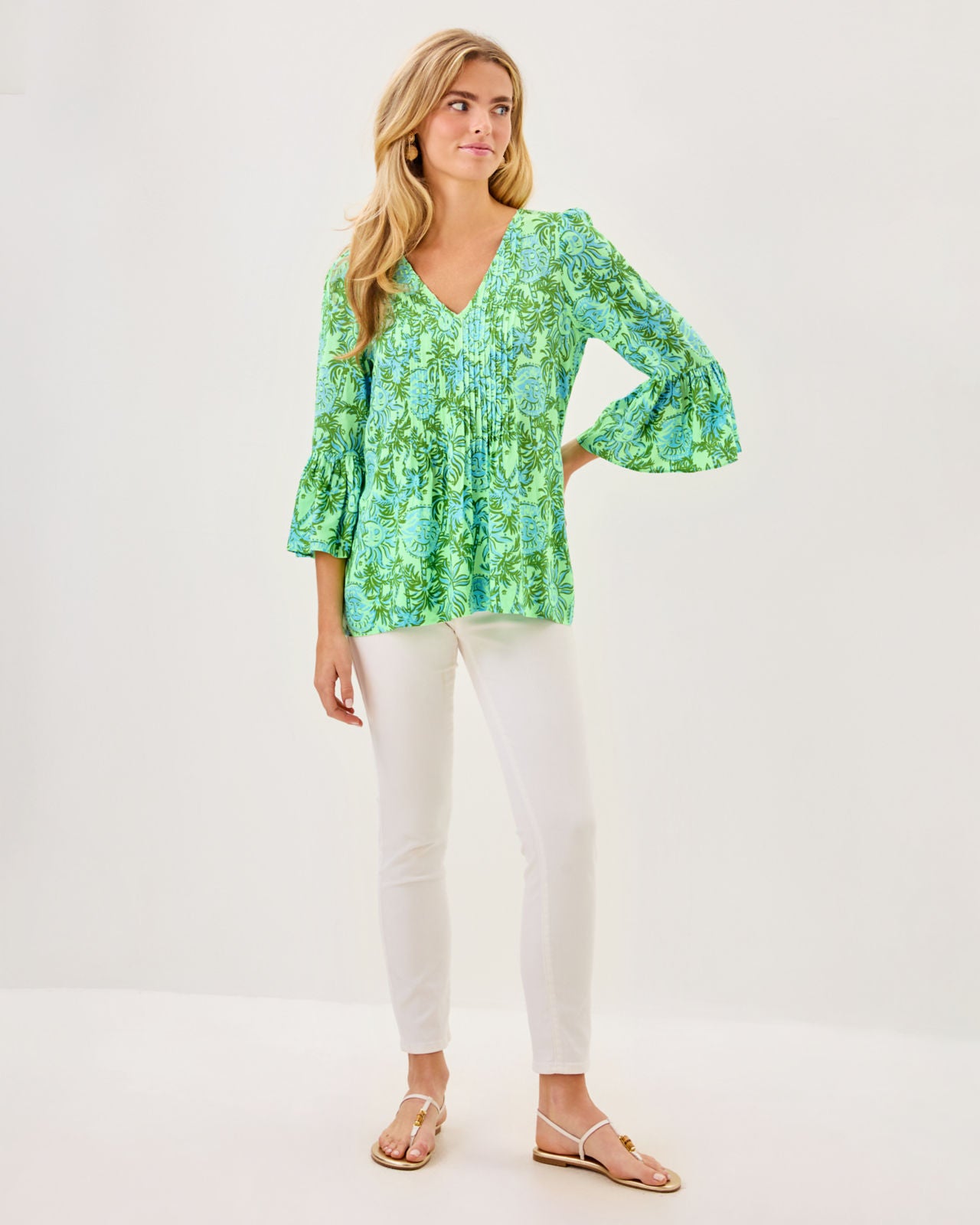 Danika Tunic In Cool Mint Catchin Rays