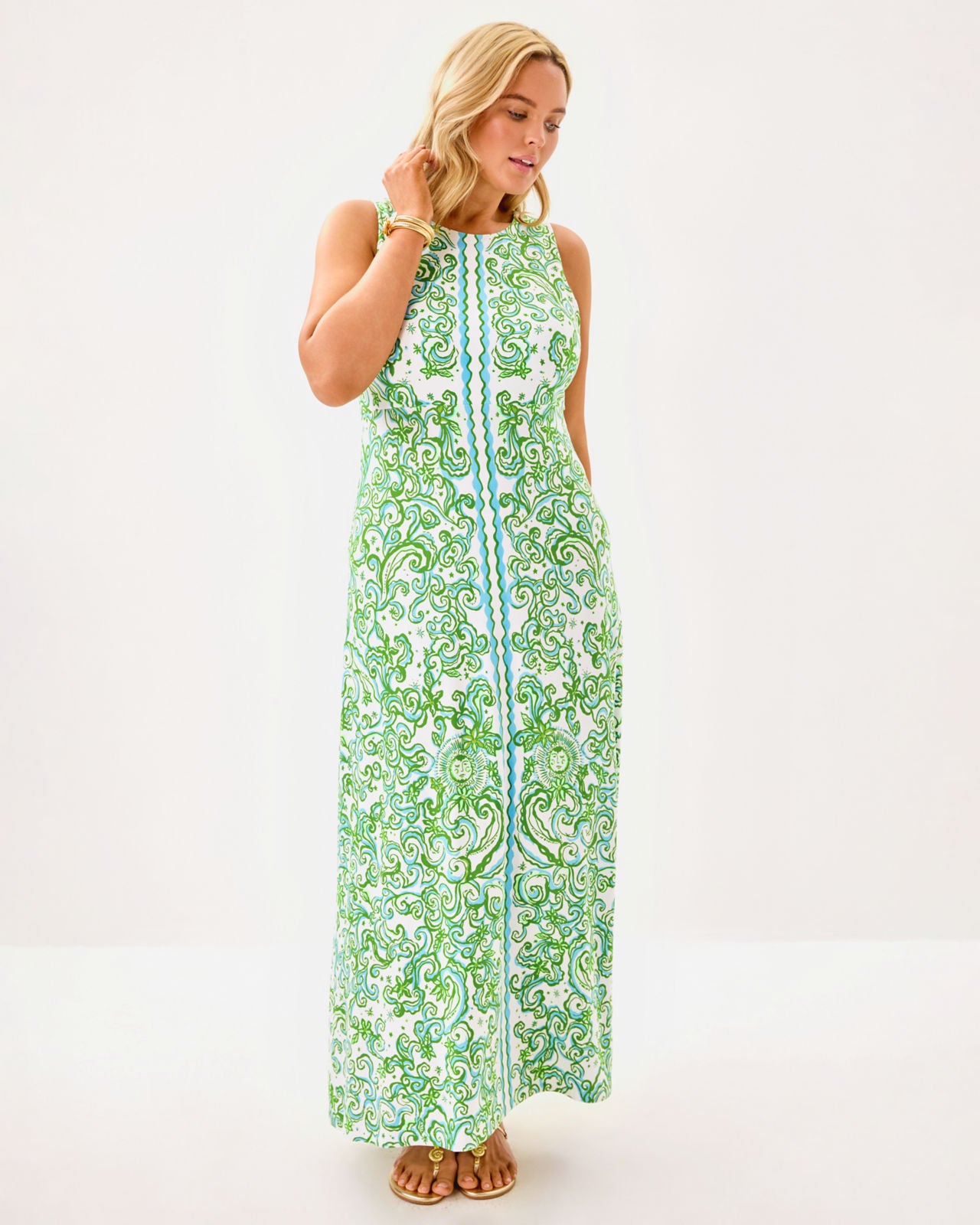 Ellison Maxi Dress In Resort White Sol Mates
