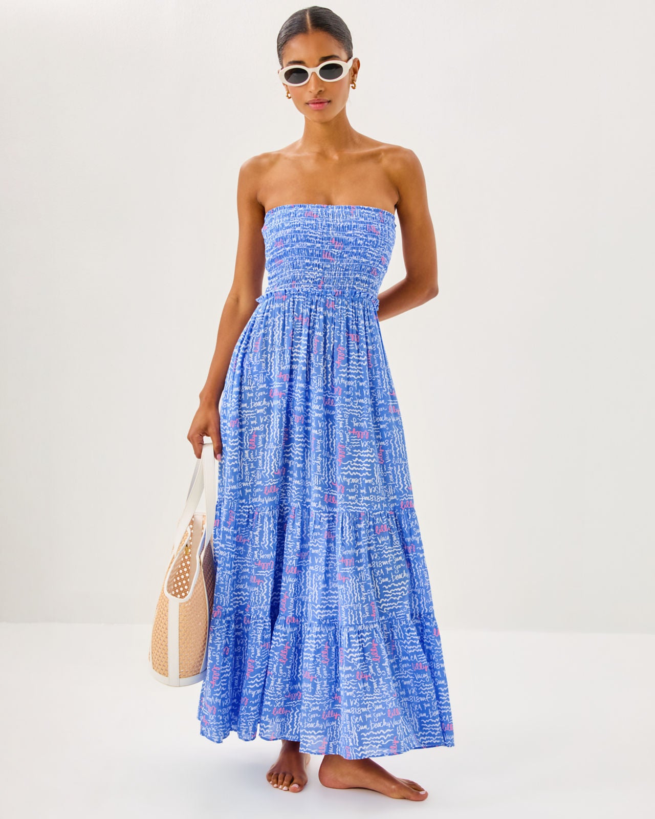 Anali Maxi Coverup In Sunwashed Blue Seacrets