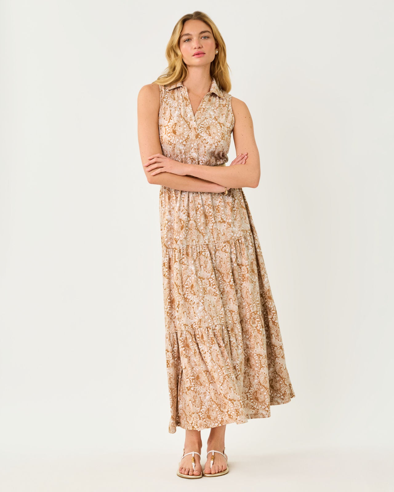Riegan Maxi Dress In Jims Stuff