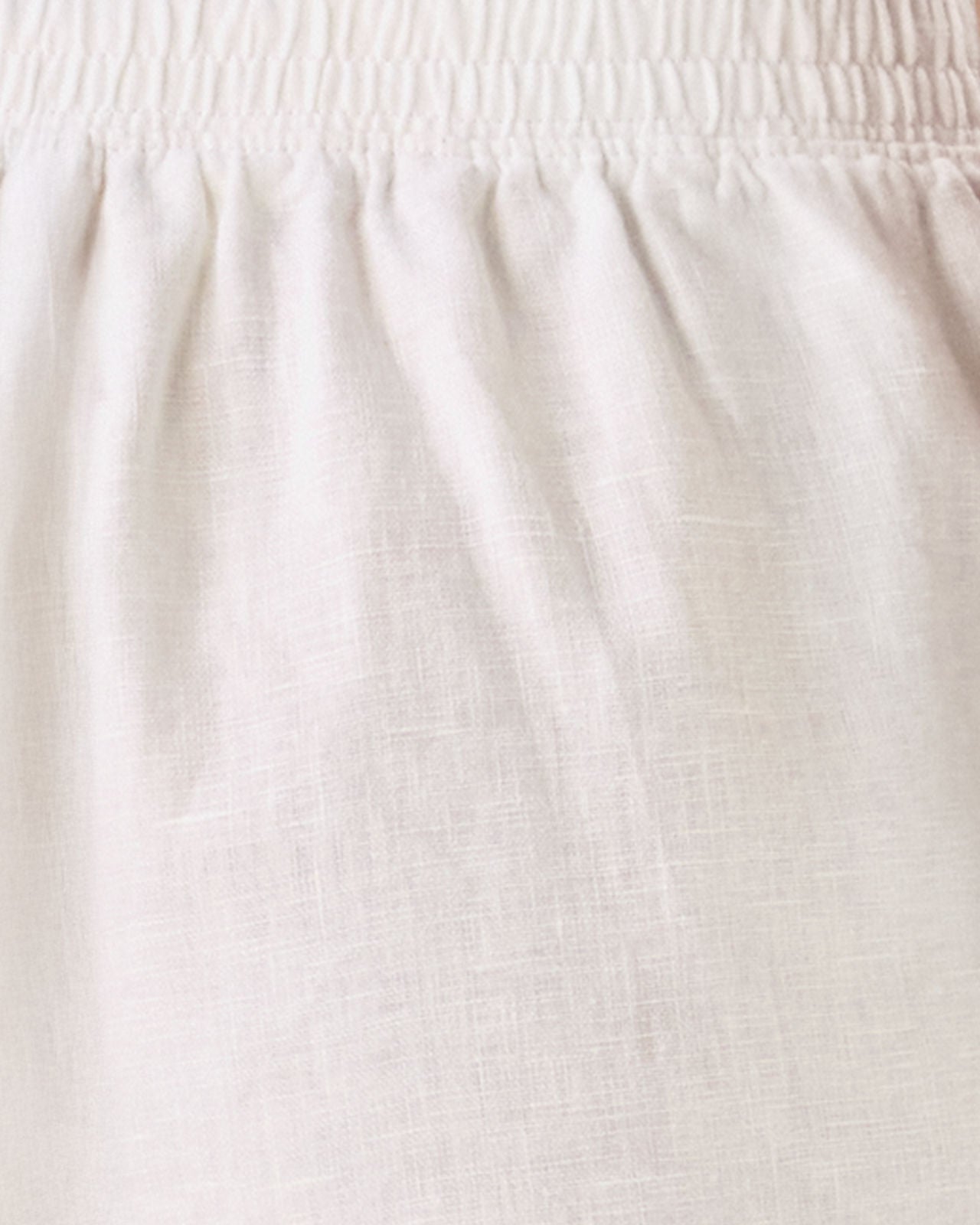 Captina Linen Short In Resort White