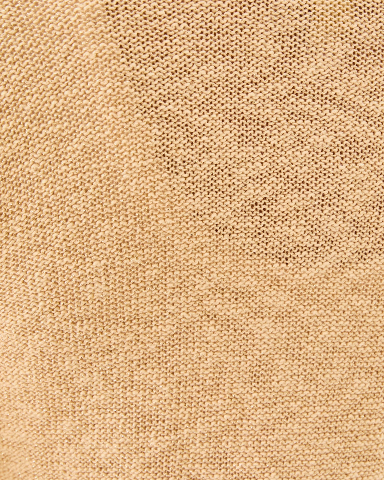 Faretta Cardigan In Wicker Tan Metallic