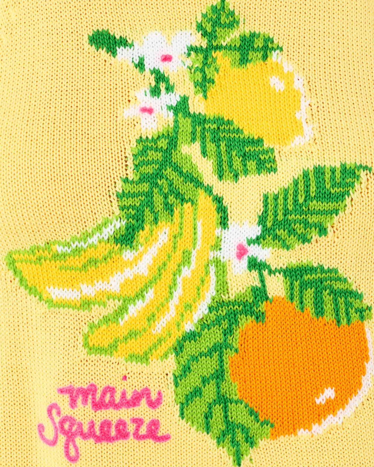 Emra Sweater Tank In Zesty Jacquard