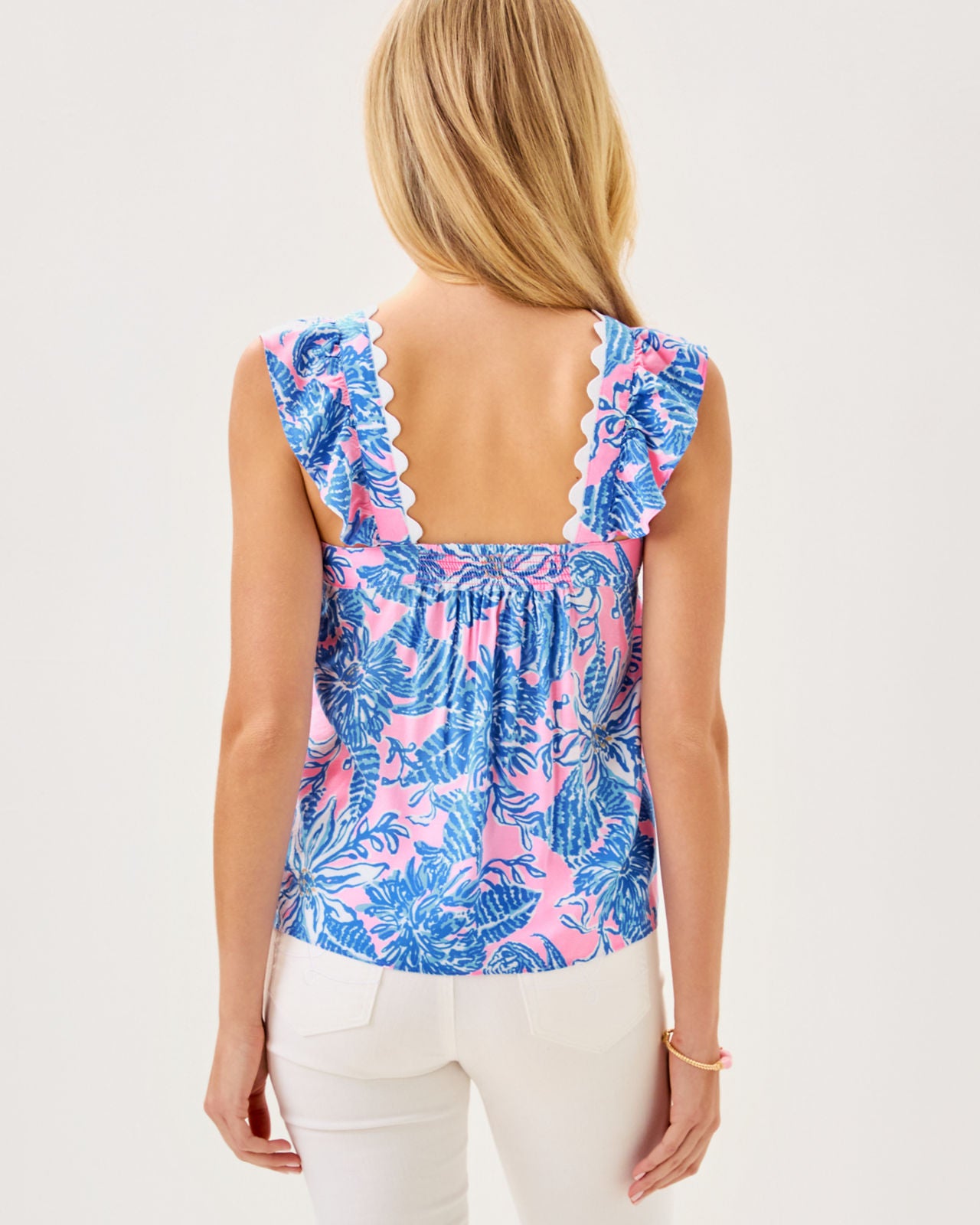 Gyah Sleeveless Top In Conch Shell Pink Up Scale