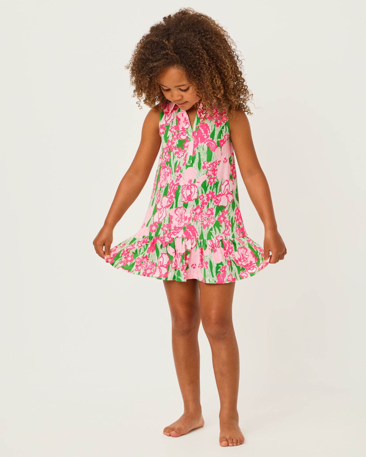 Mini Riegan Dress In Putting Green Hannah