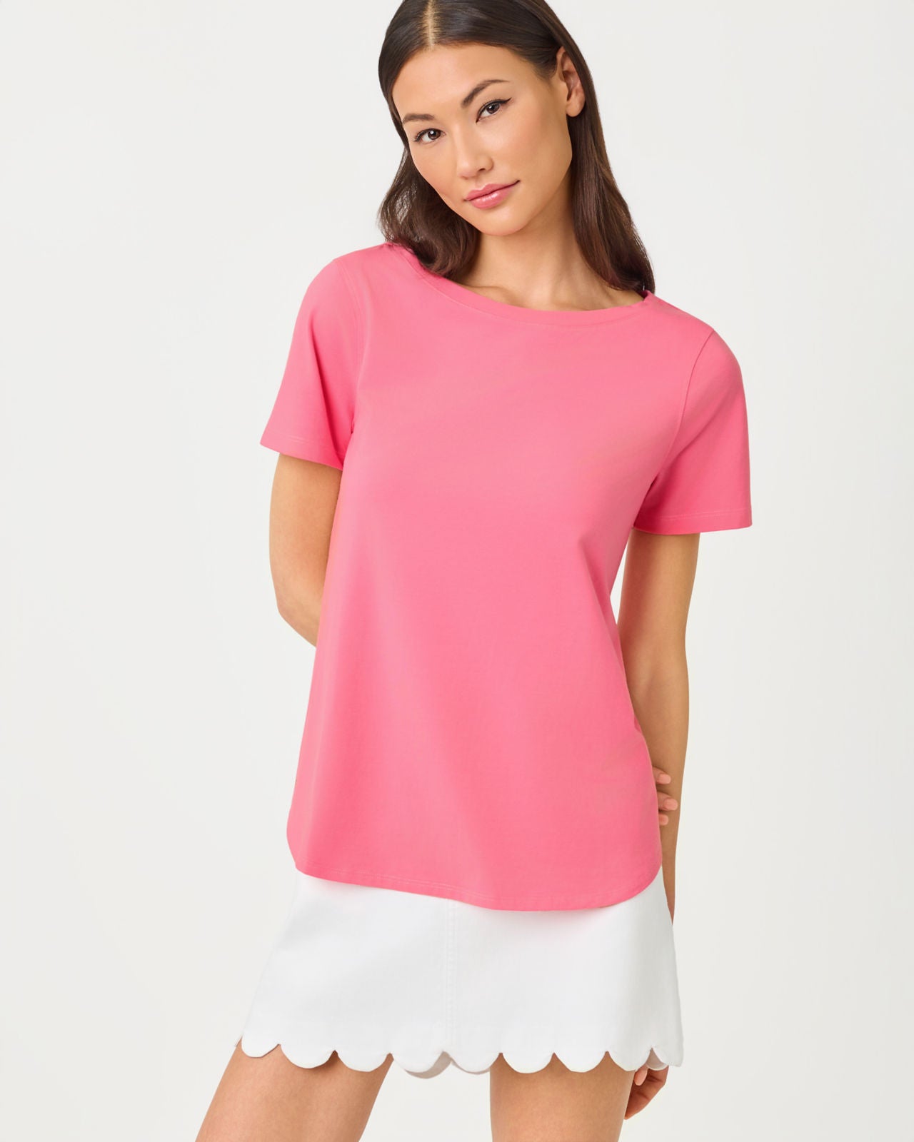 Key West Top In Confetti Pink