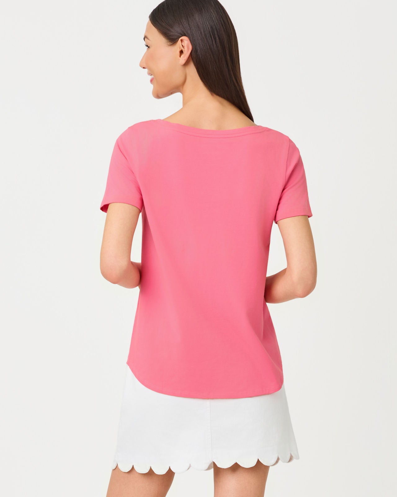 Key West Top In Confetti Pink