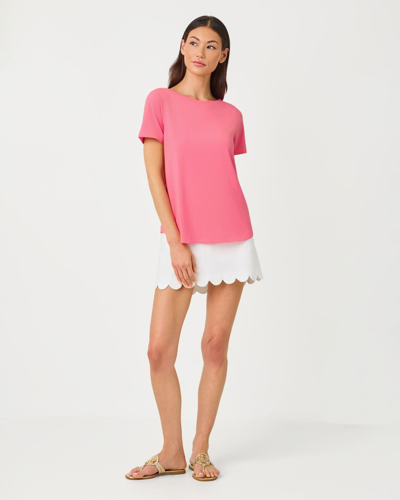 Key West Top In Confetti Pink