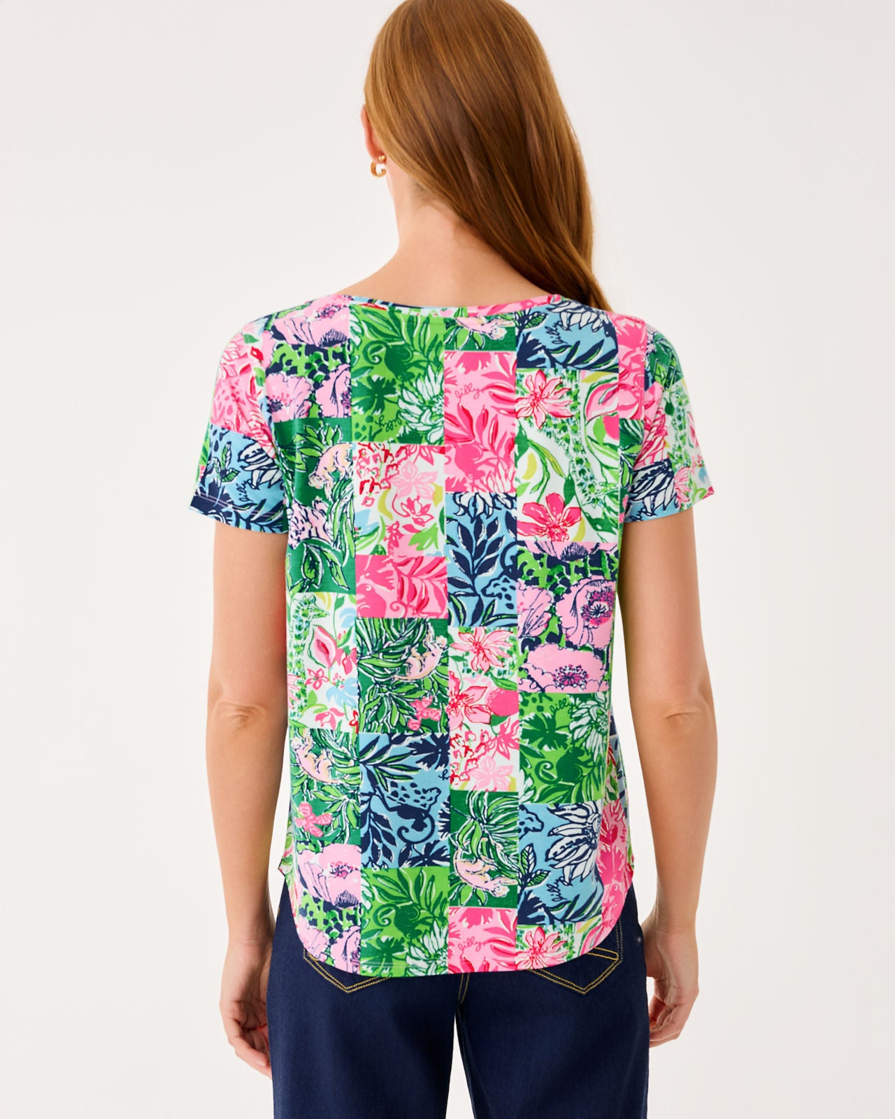 Key West Top In Multi Party Punch Patch