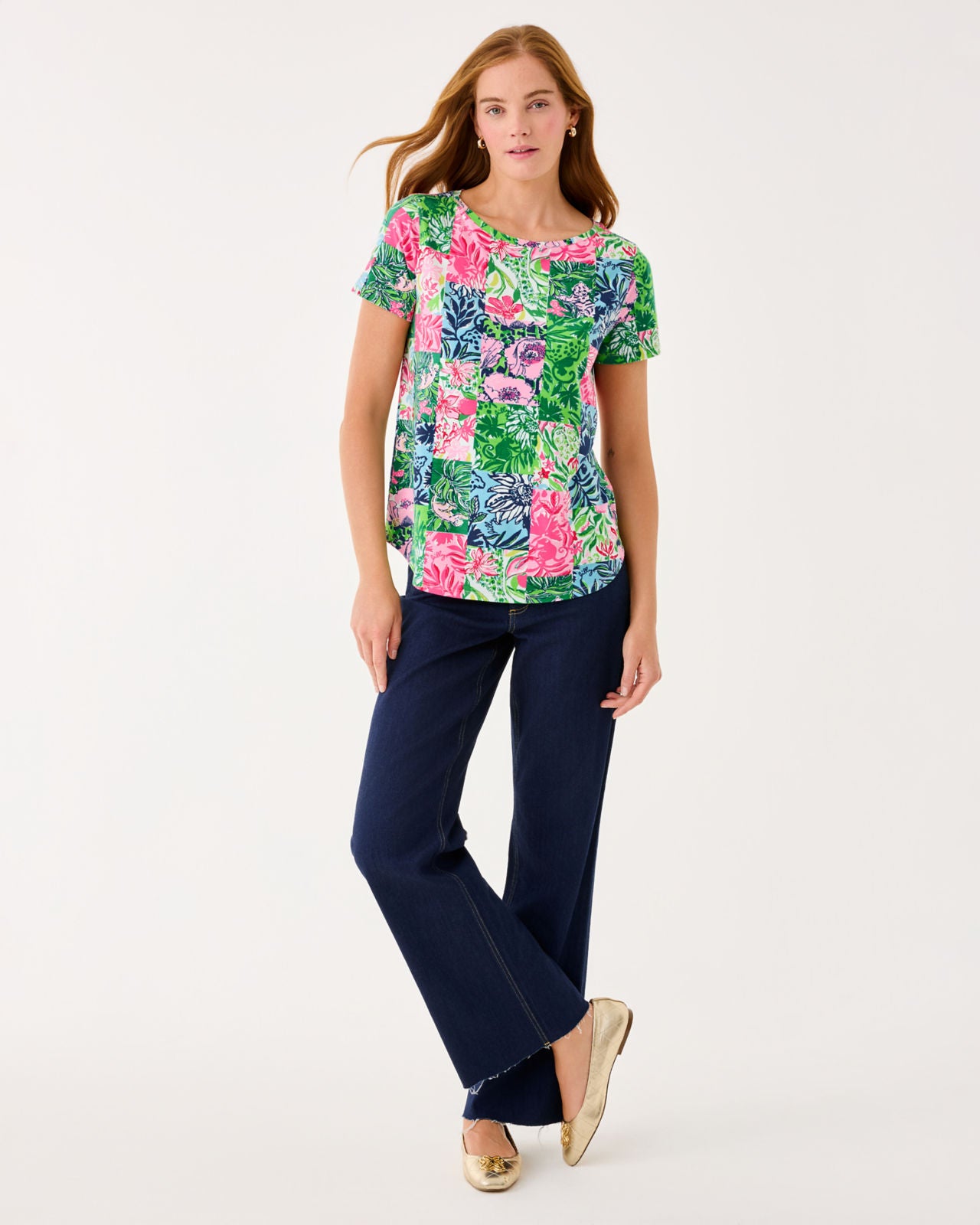 Key West Top In Multi Party Punch Patch