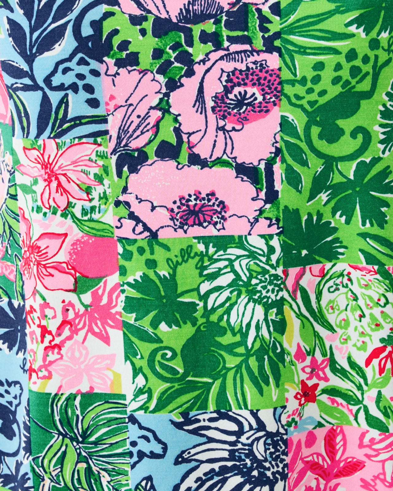 Key West Top In Multi Party Punch Patch