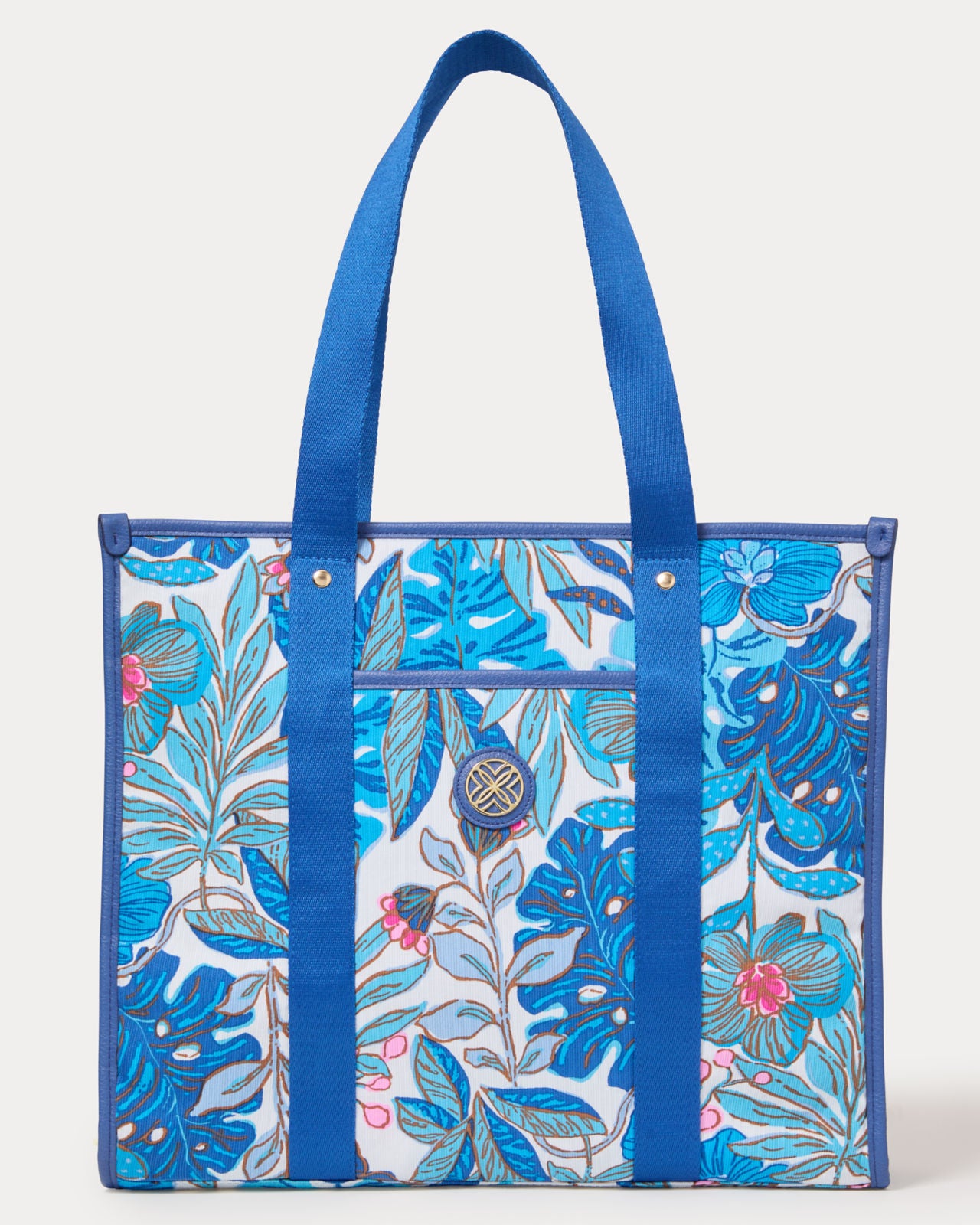 GWP Tote Bag In Breezy Aqua Best Fronds Forever
