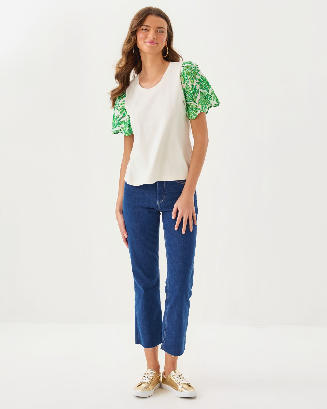 Brittan Knit Top In Coconut Shady Babe
