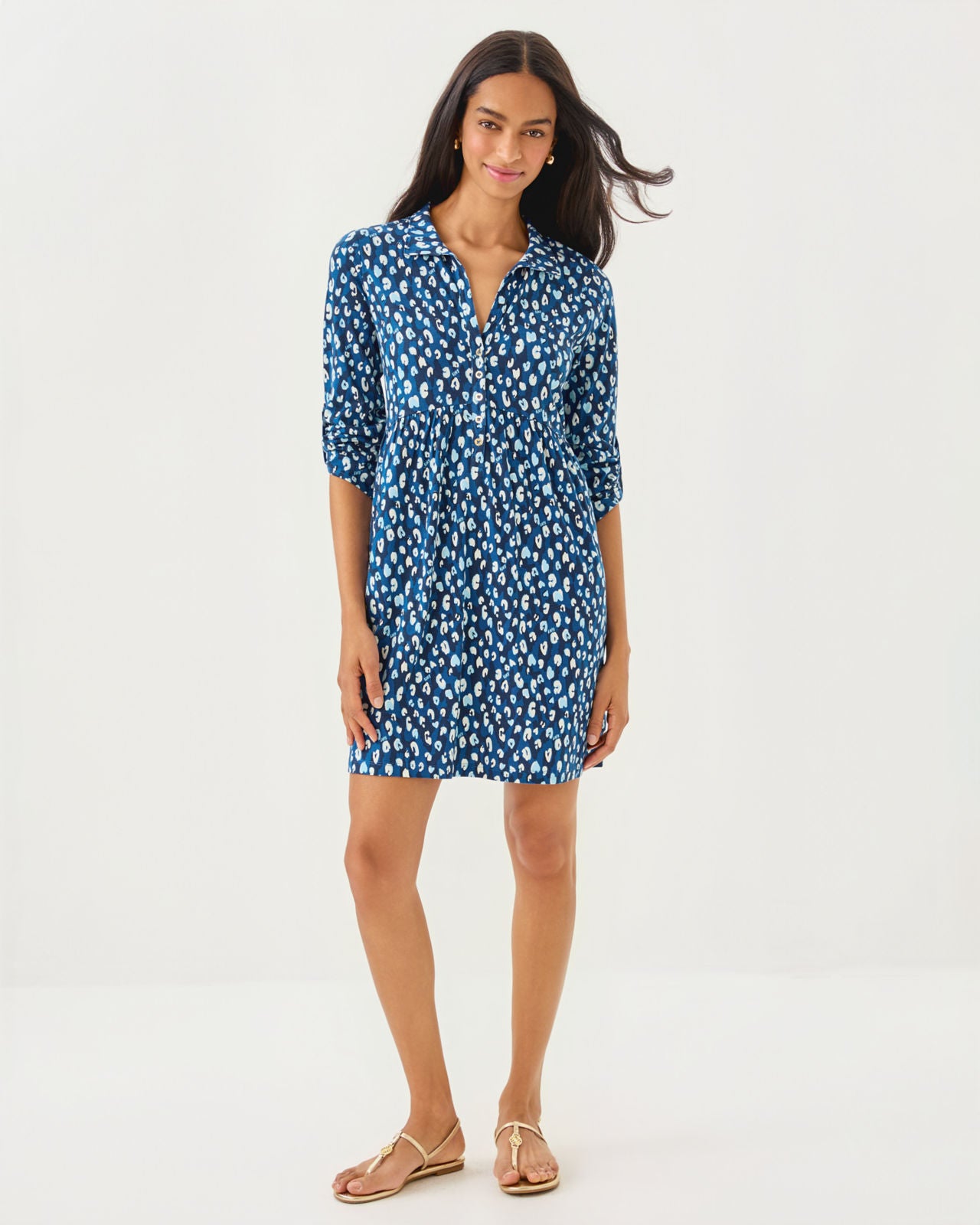 Saralyn Dress In Starlight Navy Youre An Animal