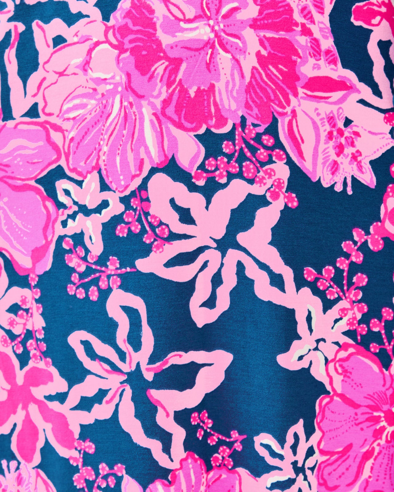Ryland Midi Dress In Starlight Navy Once And Floral