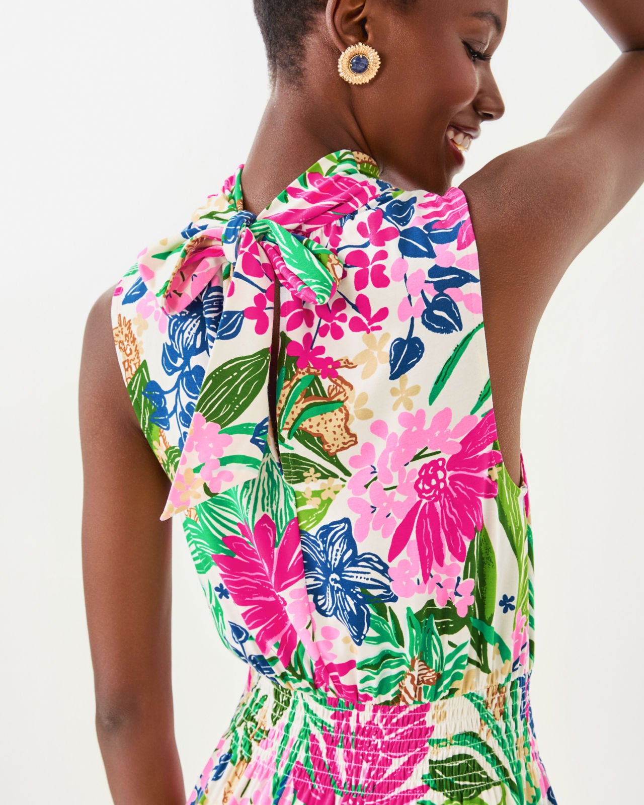 Marcela Maxi Dress In Multi Endless Summers
