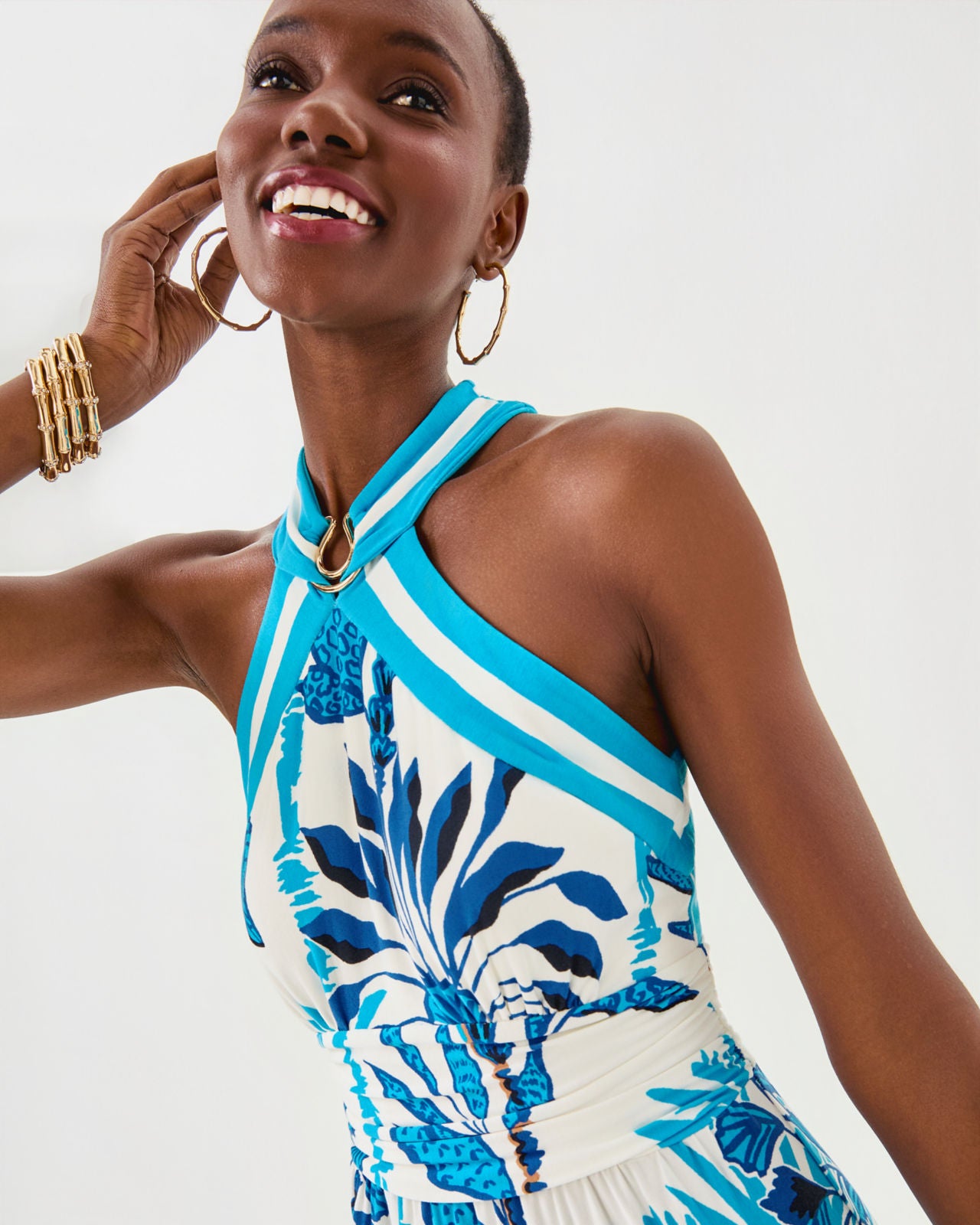 Devena Maxi Dress In Coconut Oversized Swayin In The Breeze