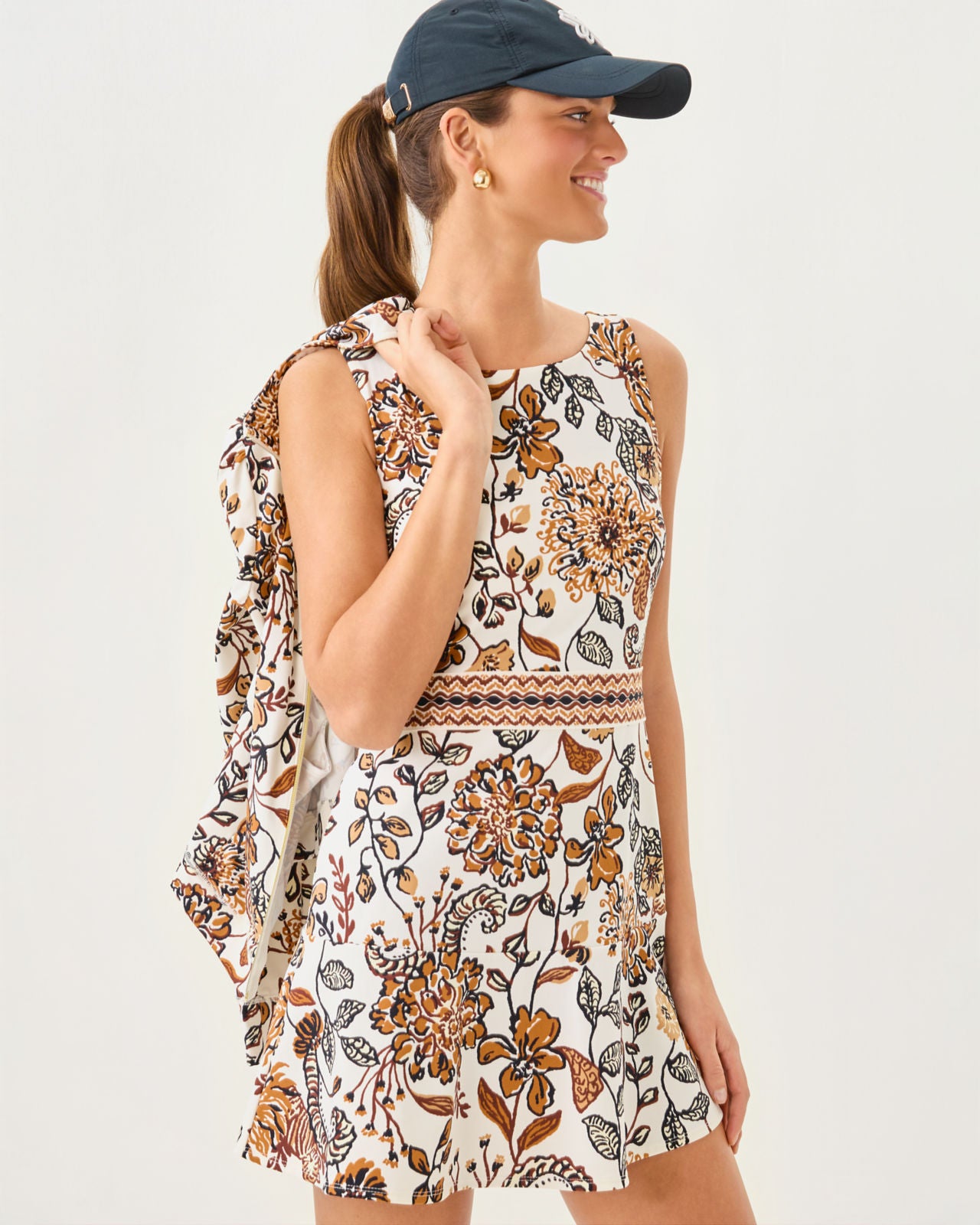 Fresh Squeeze Active Dress UPF 50+ In Coconut Take Meowt