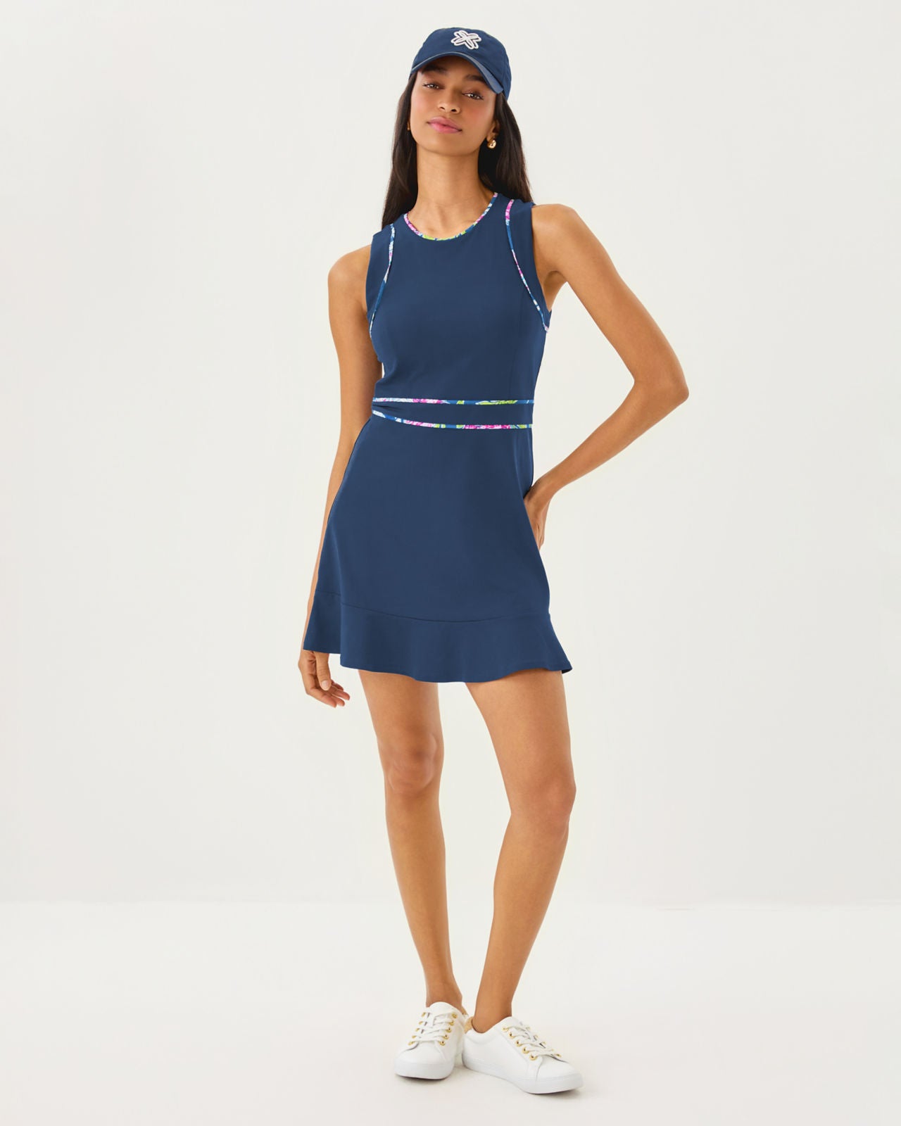 Parkerly Active Dress UPF 50+ In Multi Dahlia Licious