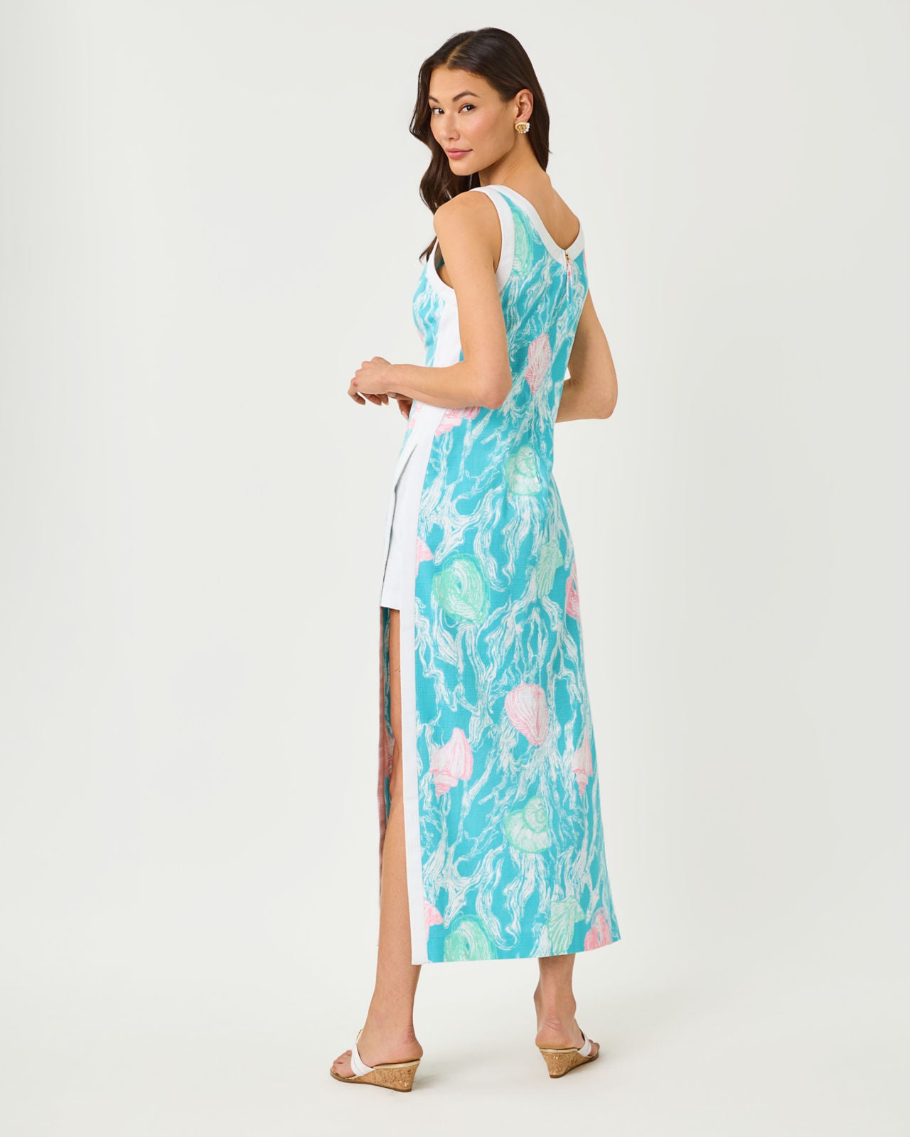 Eleanora Maxi Shift Romper In Shelden
