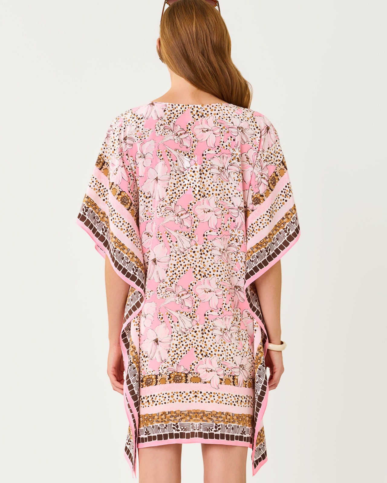 Lindamarie Silk Caftan In Wildness