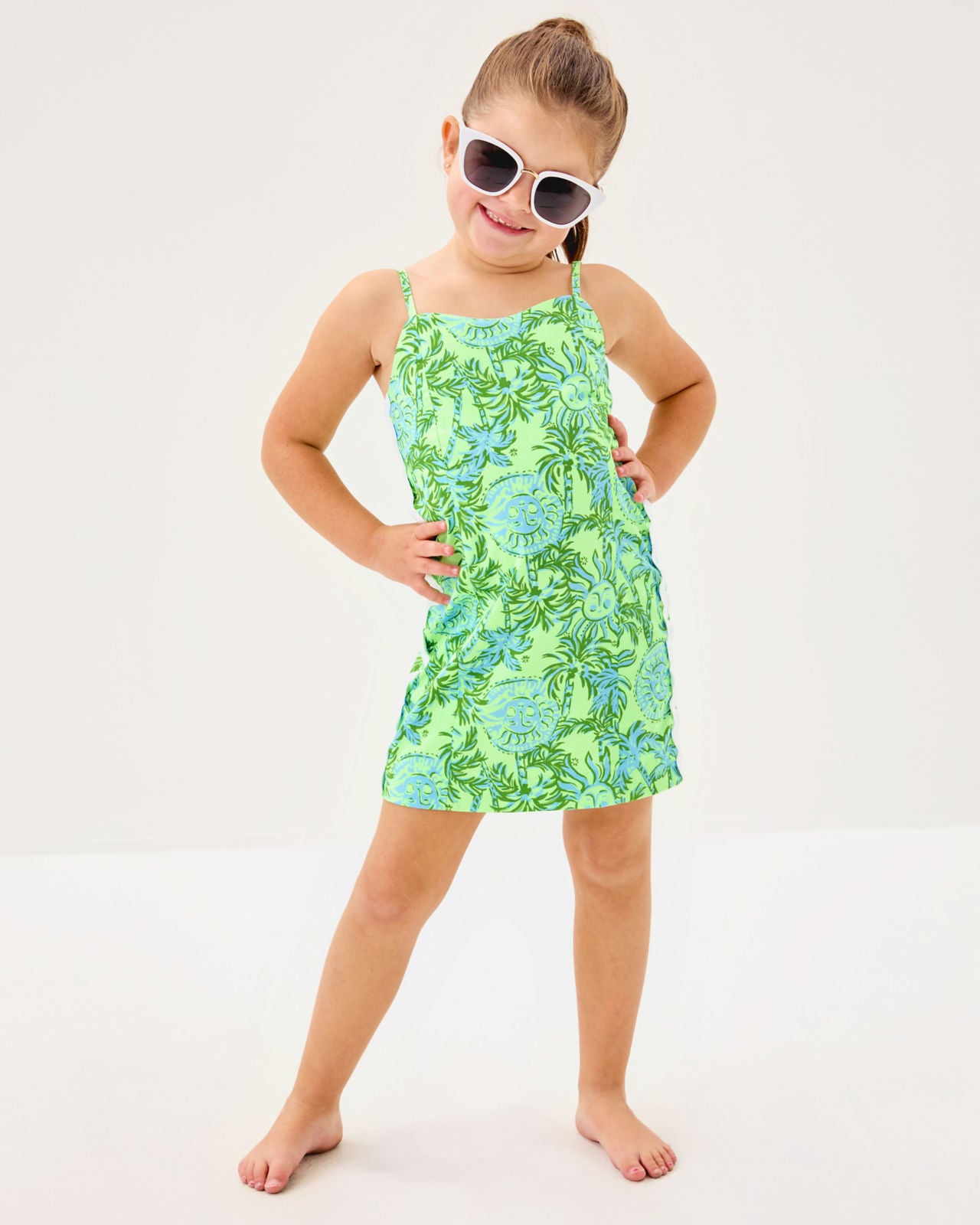 Mini Shelli Dress In Cool Mint Catchin Rays