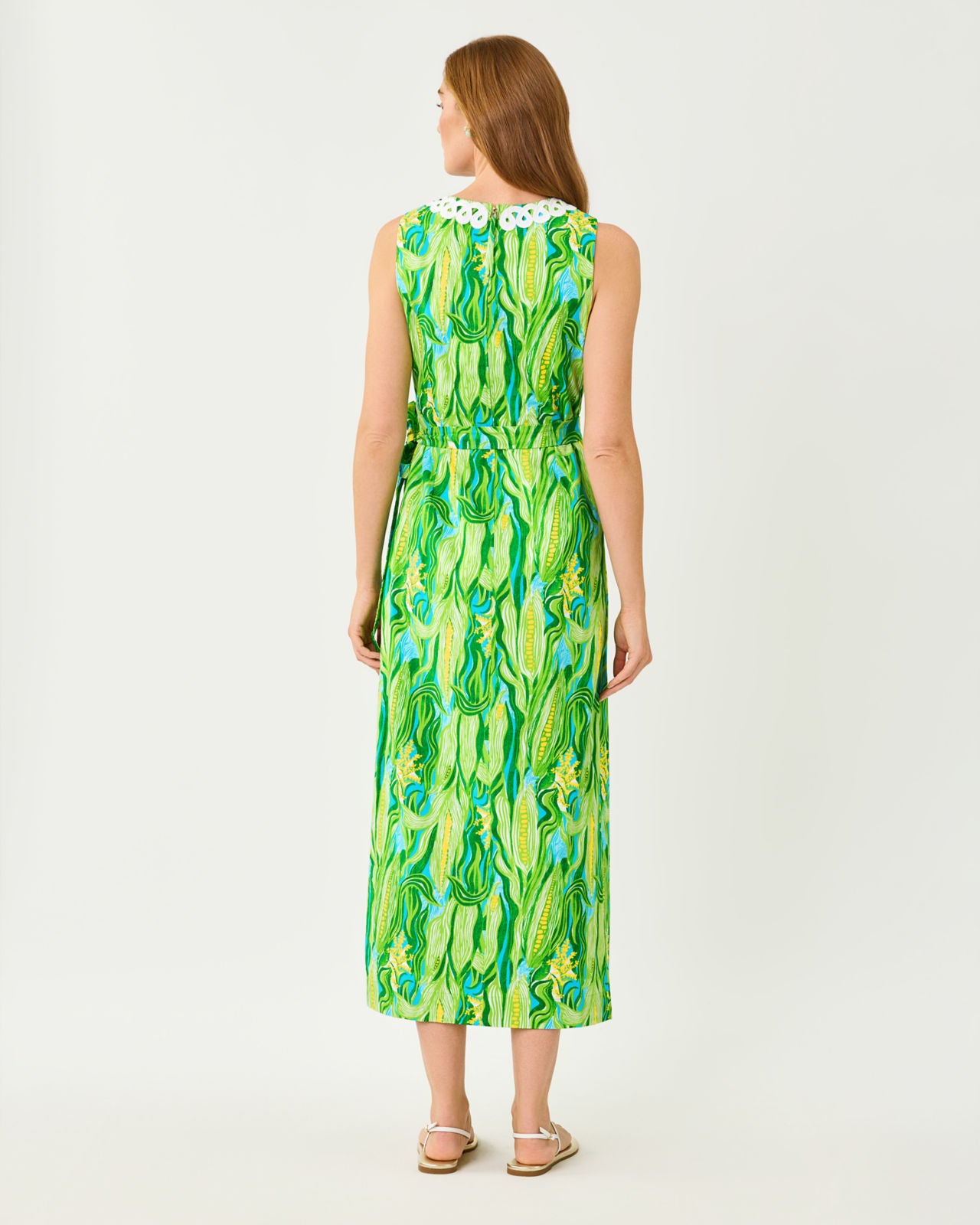 Fresia Stretch Maxi Shift In Sweet Corn