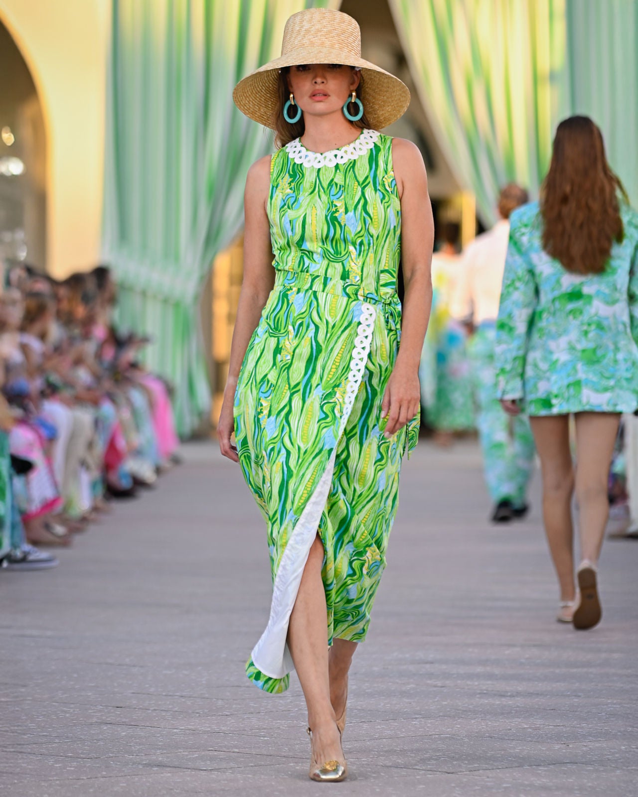 Fresia Stretch Maxi Shift In Sweet Corn