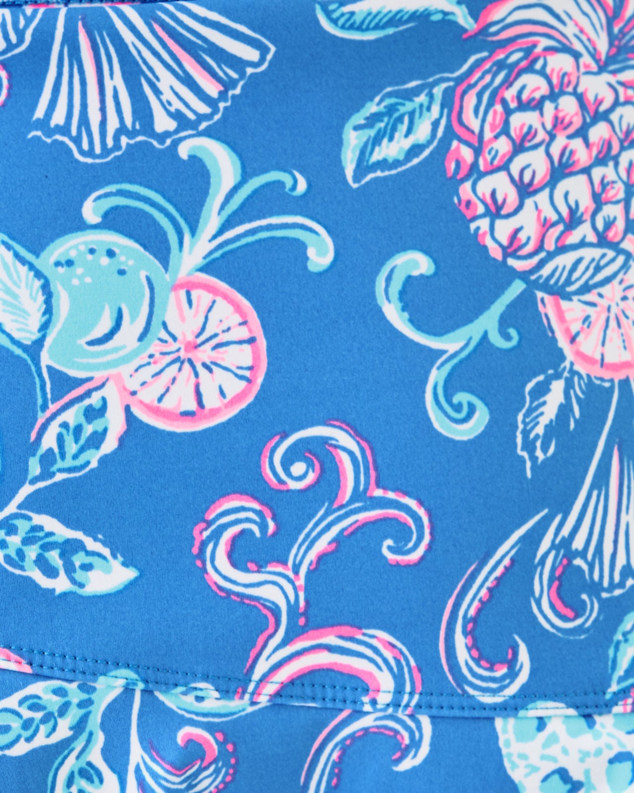 Romana High Rise Skort Up In Sunwashed Blue Citrus Crush