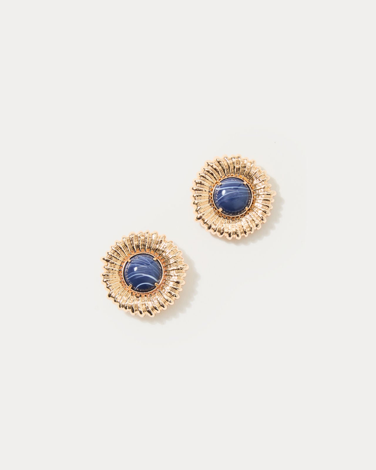 One Final Fling Stud Earrings In Starlight Navy