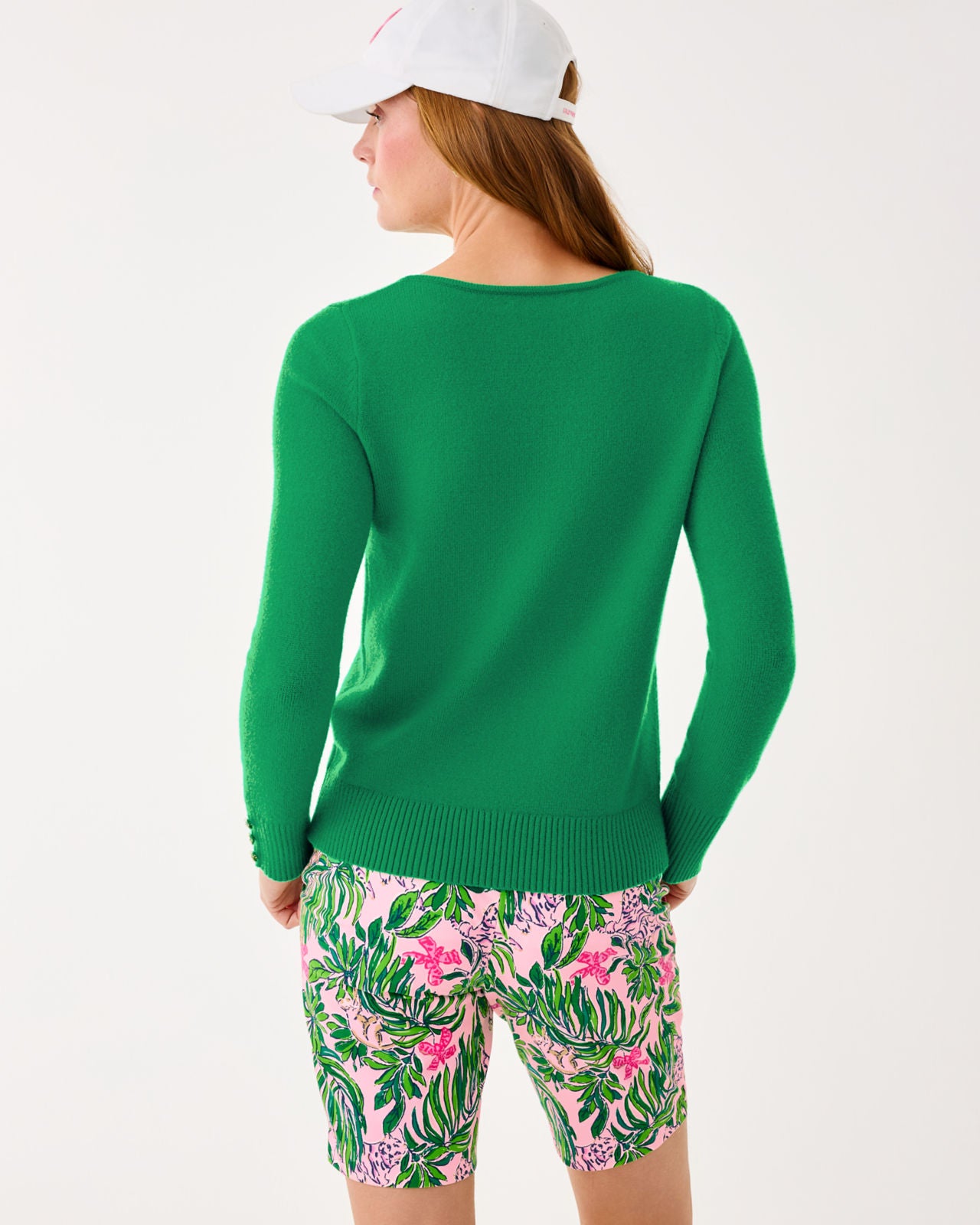 Lola Sweater In Bamboo Green