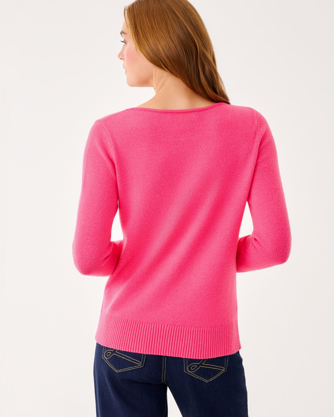 Lola Sweater In Sun Shell Pink