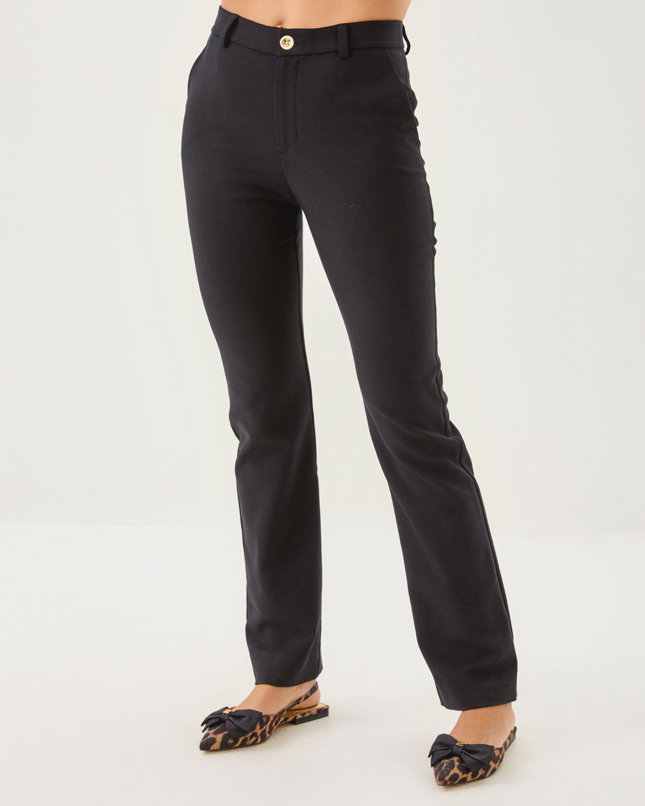 Demaria Stretch Pant In Noir