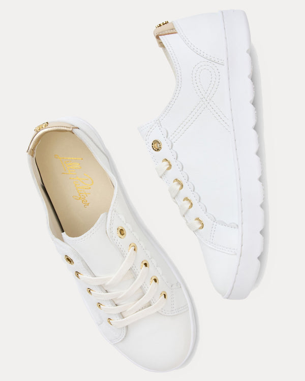 The Lilly Sneaker in Resort White