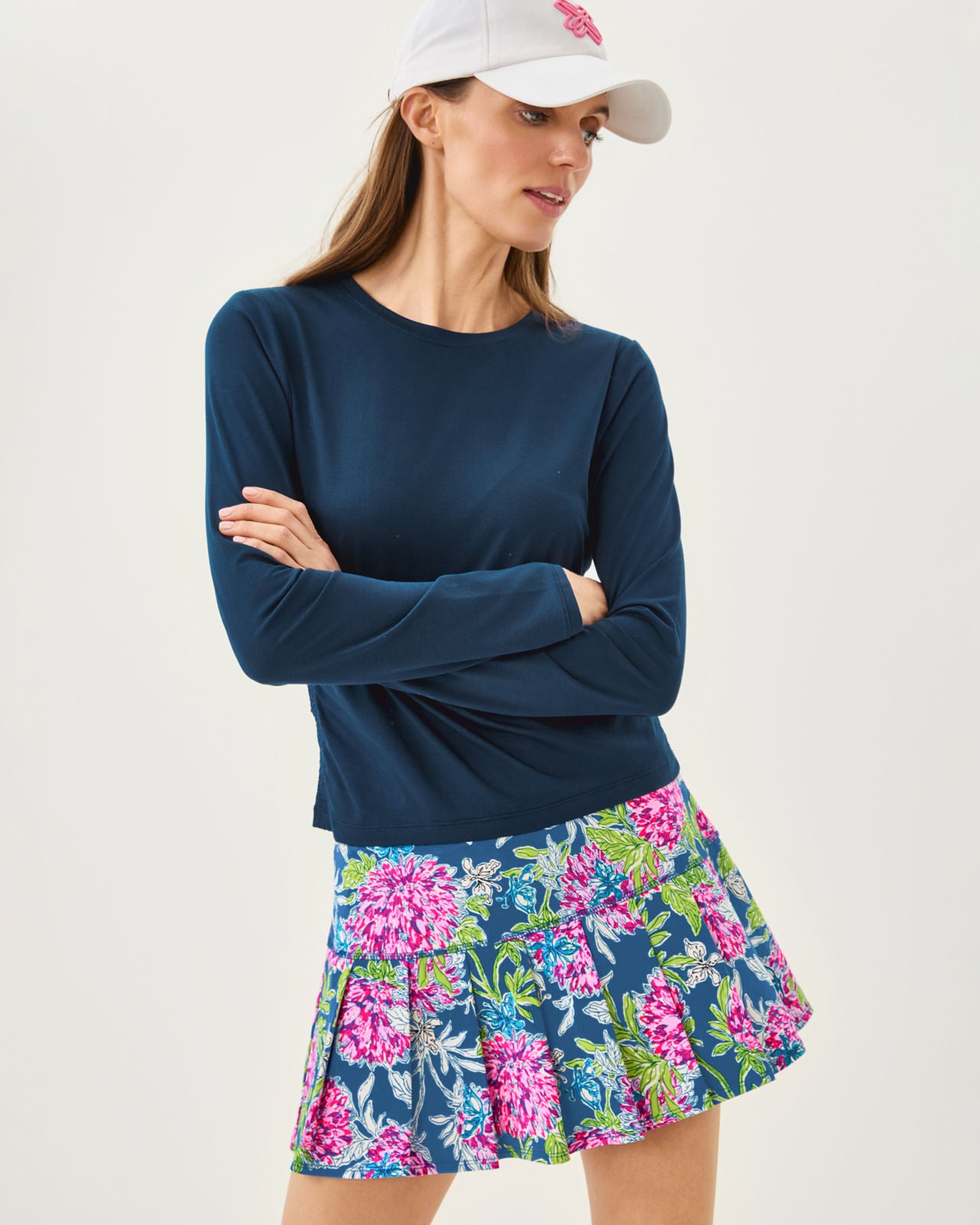 Freesia Skort UPF 50+ In Multi Dahlia Licious